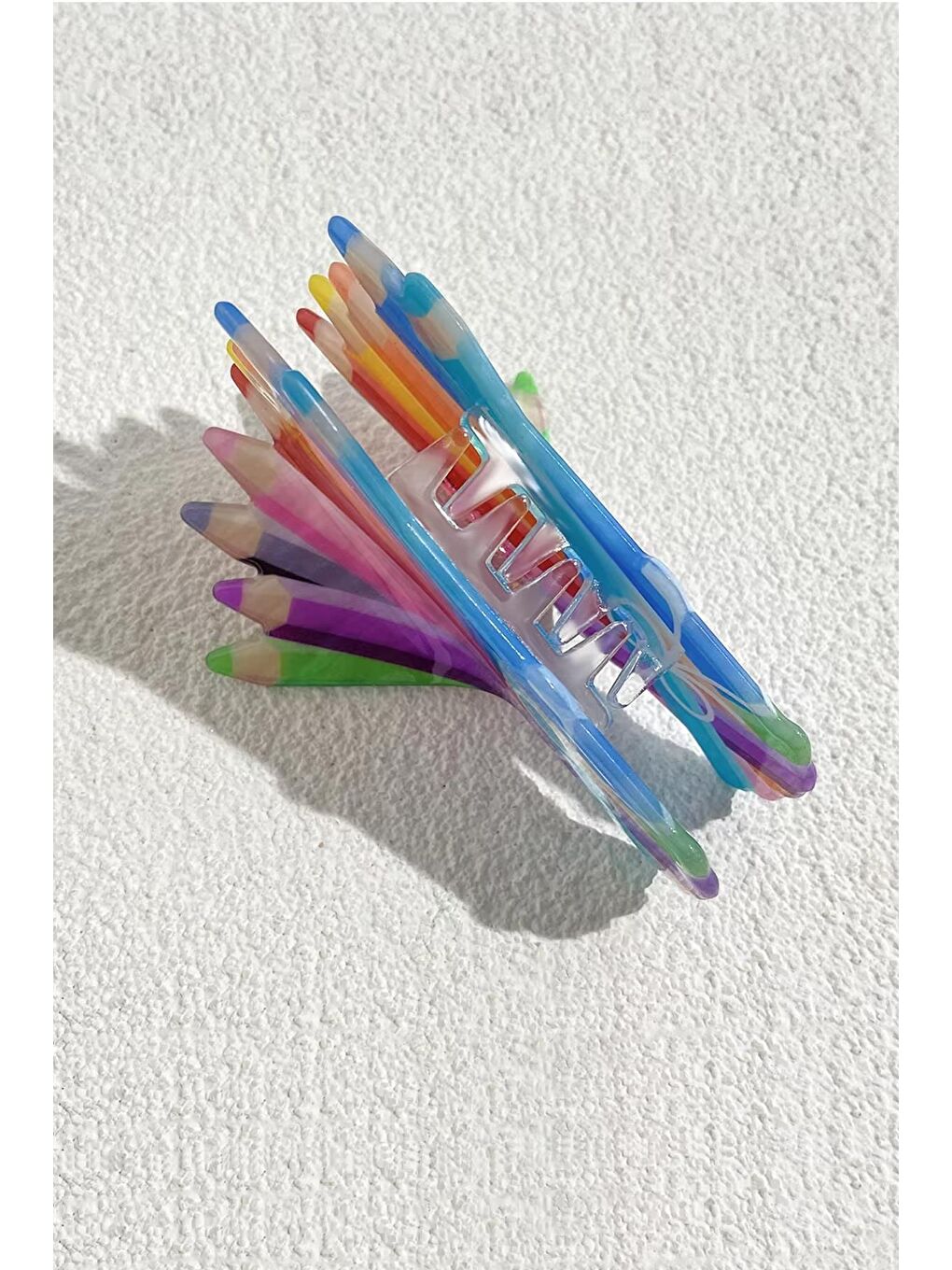 New Obsessions Karişik Colors Renkli Kalemler Asetat Mandal Toka - 4