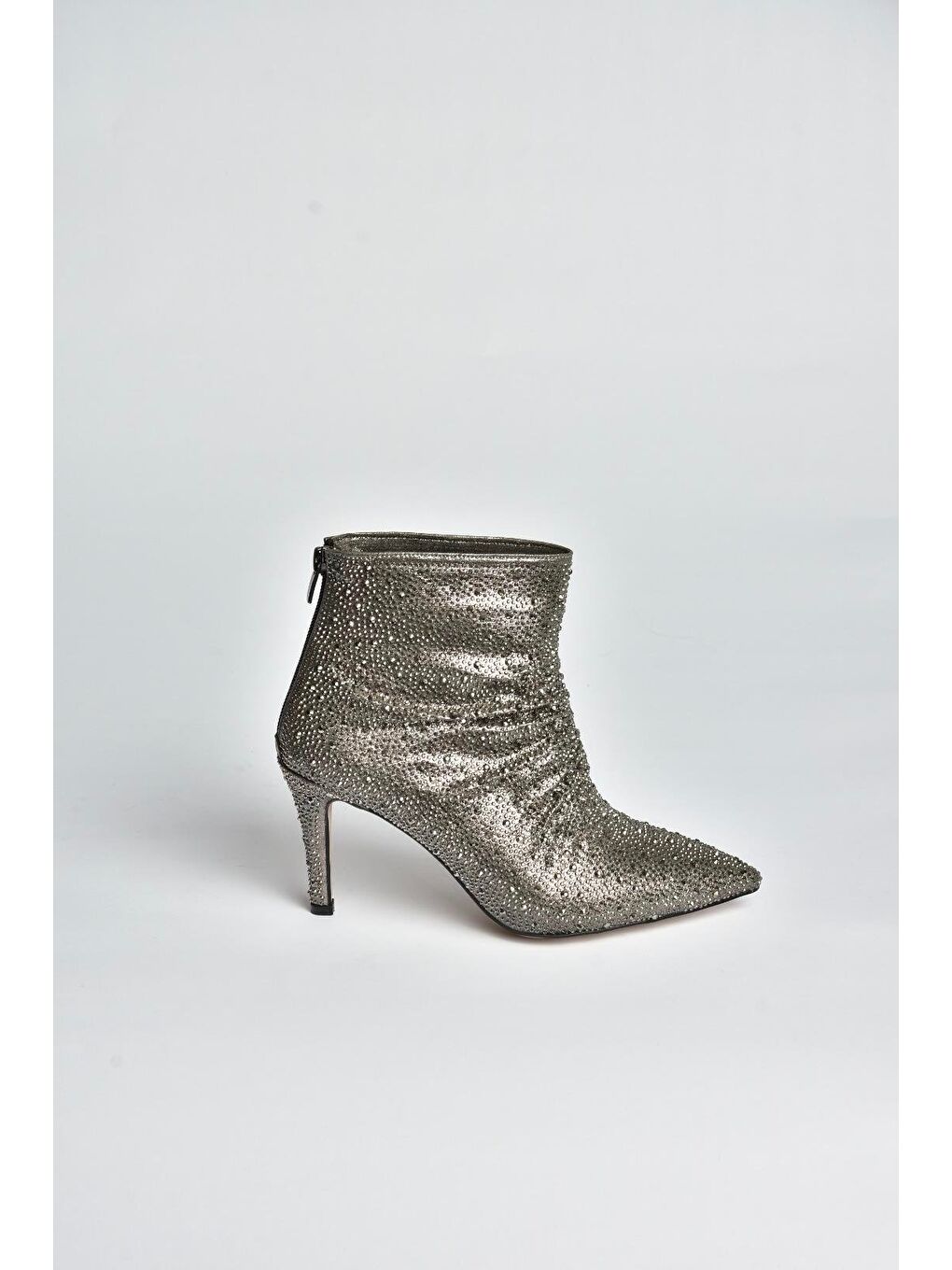 Antrasit Platin Kadın Bot V572127214-4