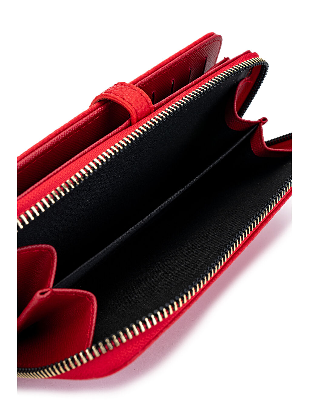 Suni Deri Kadın Cüzdan Kırmızı MN103-3