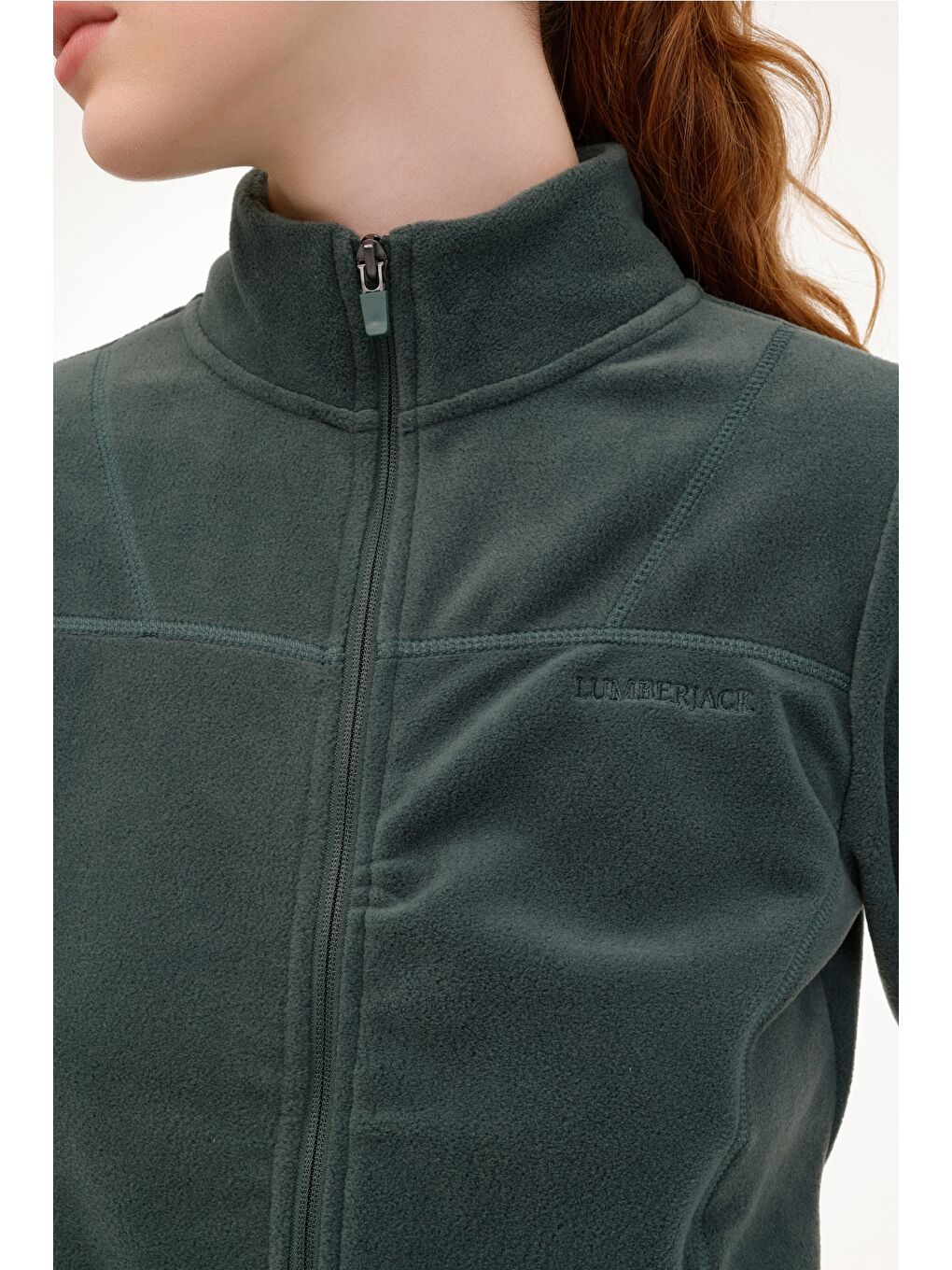 WB POLAR 7SN158 4PR Yeşil Kadın Polar-3