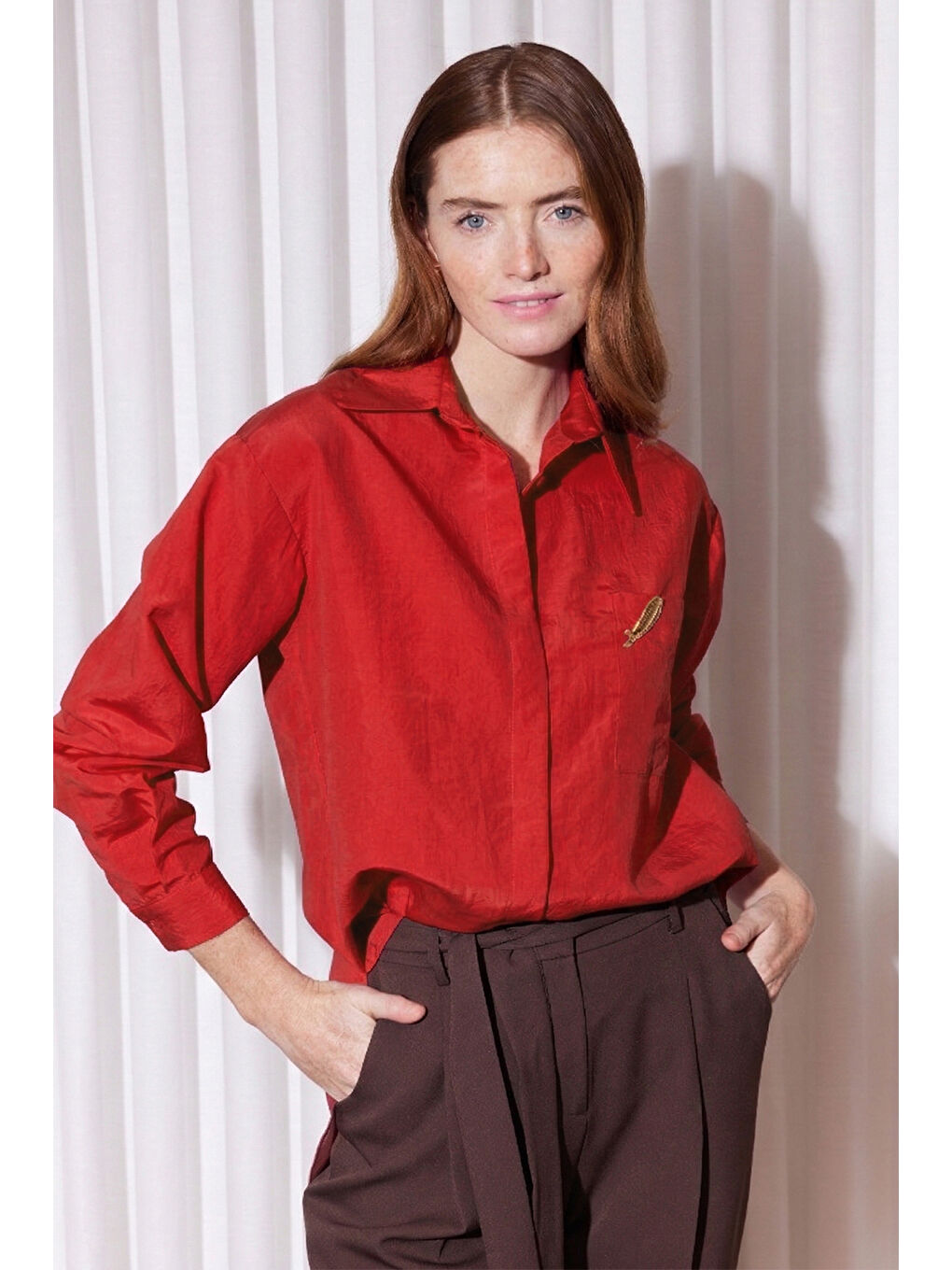 Missemramiss Sunshıne Gömlek 5292 Kırmızı