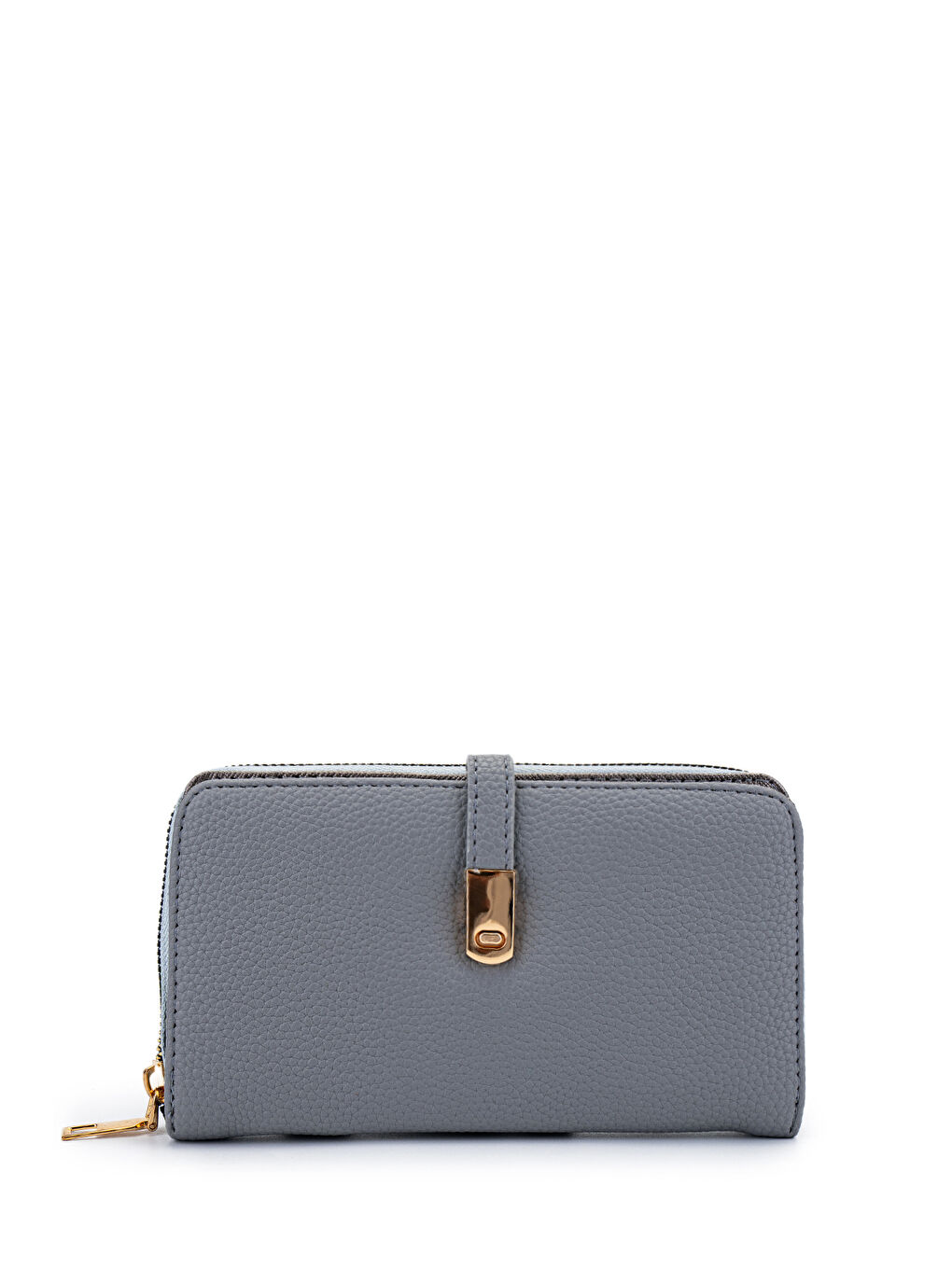 Suni Deri Kadın Cüzdan Gri MN103