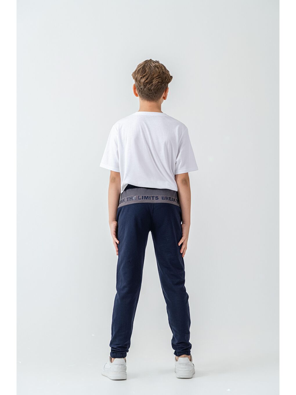 Lacivert Break The Limits Baskılı Erkek Çocuk Eşofman Altı-3