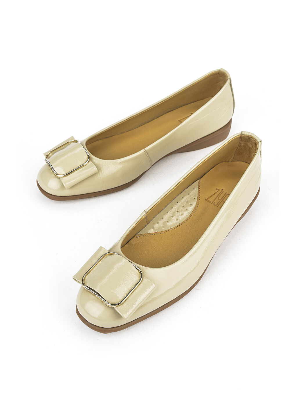 Kadın Hakiki Deri Konfor Babet 1511050Z22212 Bej-4