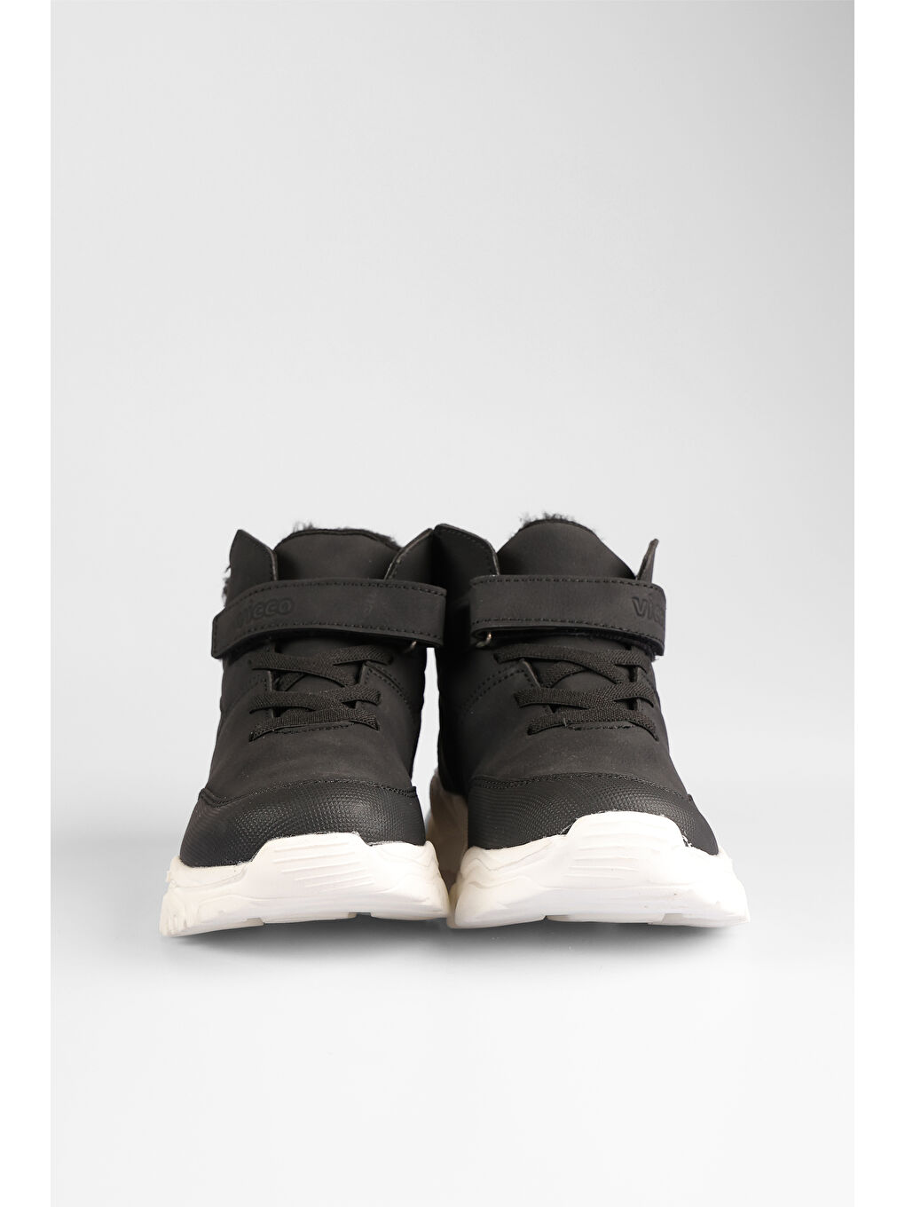 Gordon Kürklü Erkek Çocuk Siyah/Bej Bot-7