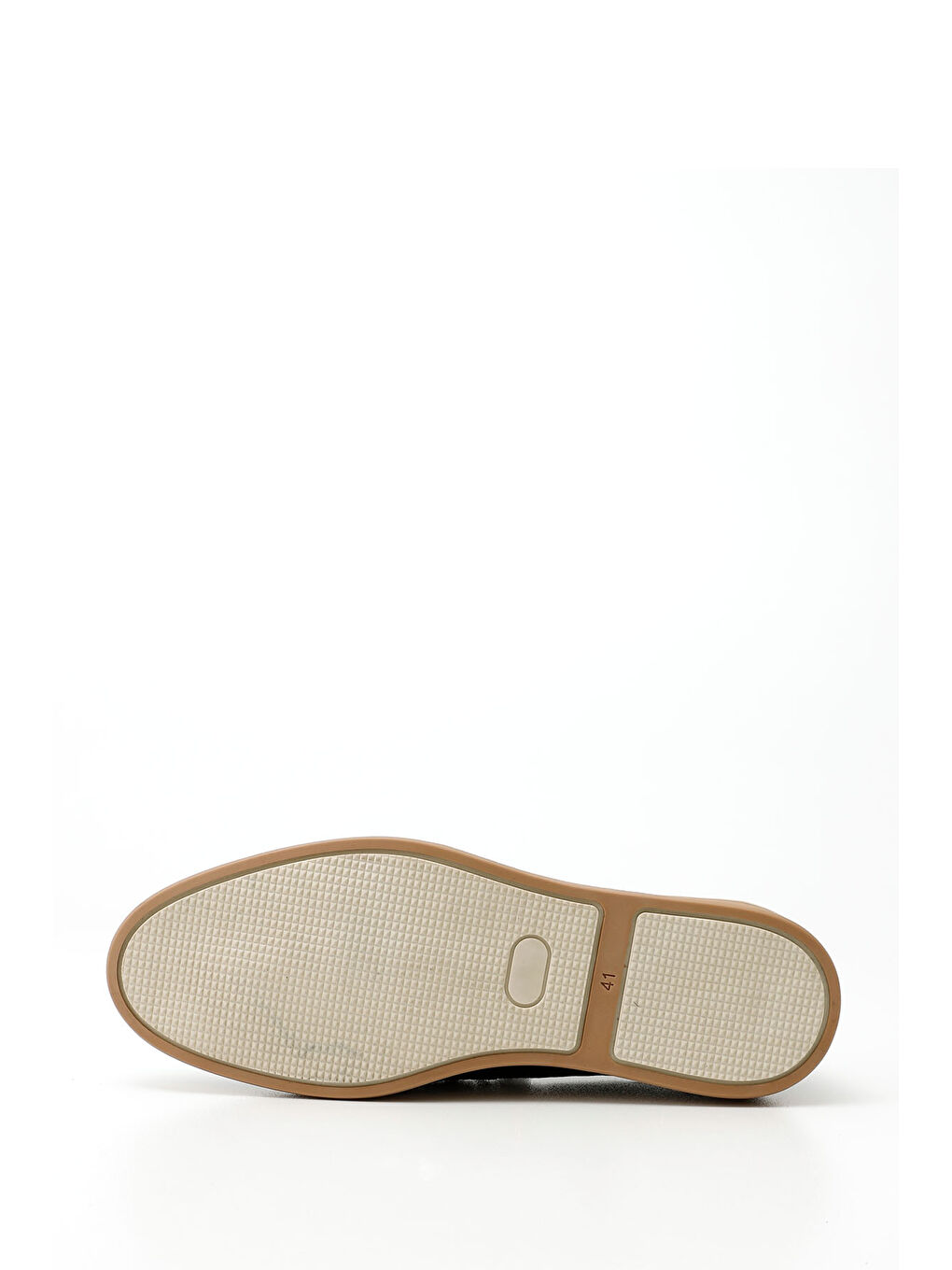 Siyah Erkek SİYAH MELANJ Fiyonklu Hakiki Deri Loafer Ayakkabı-3