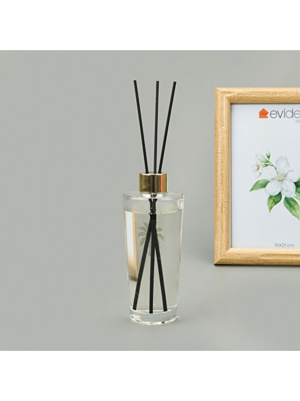 Renksiz Deco Palm Breeze Olive Flowers Çubuklu Oda Kokusu - Şeffaf - 200 ml-5