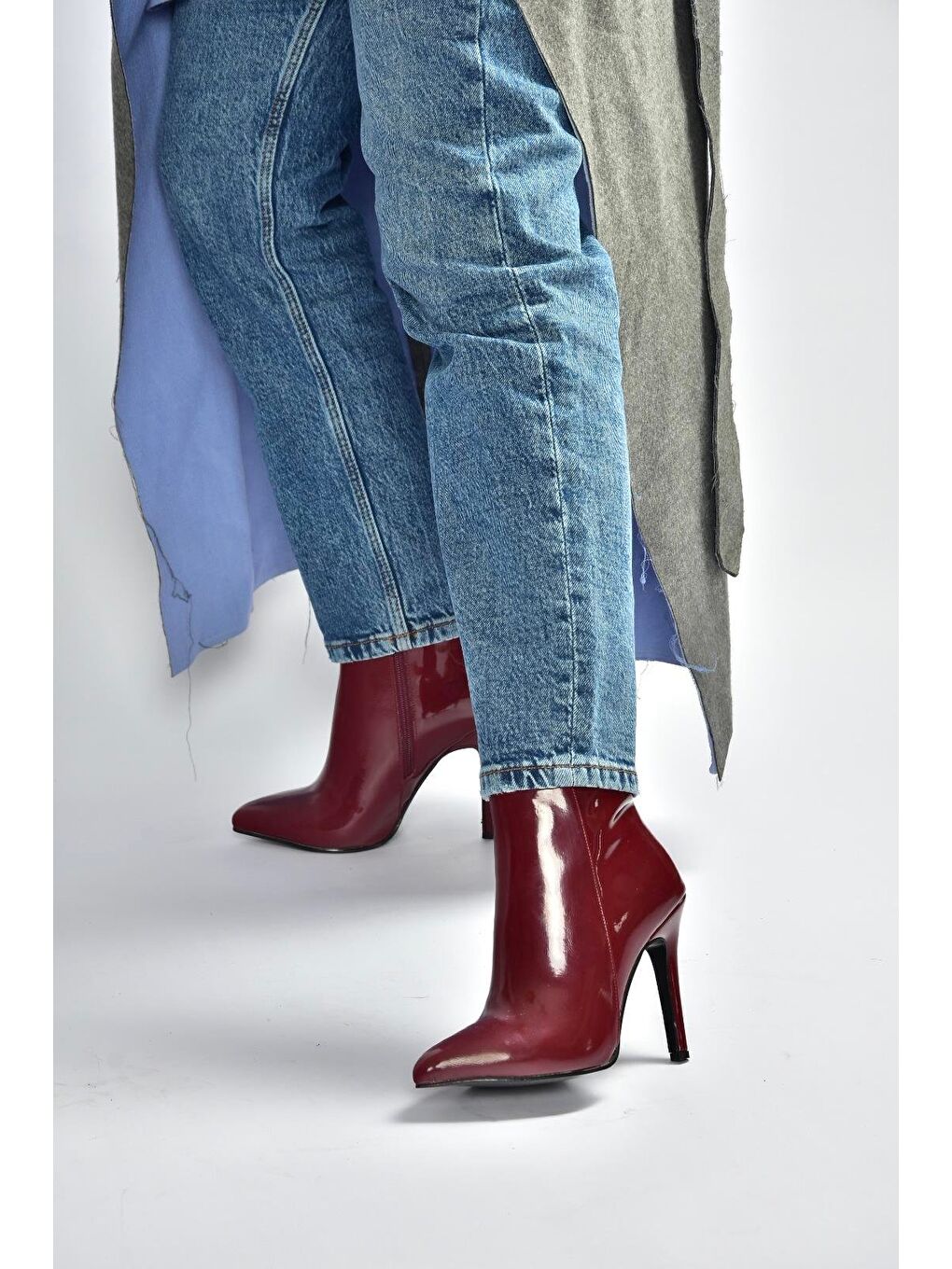 Bordo Kadın Bot N372524408-1