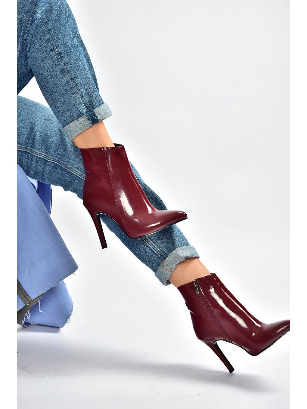 Bordo Kadın Bot N372524408-4