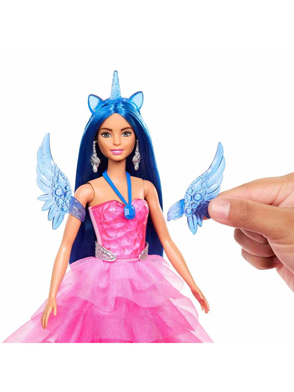 BARBIE Mavi Saçlı Prenses Bebek HRR16 - 1