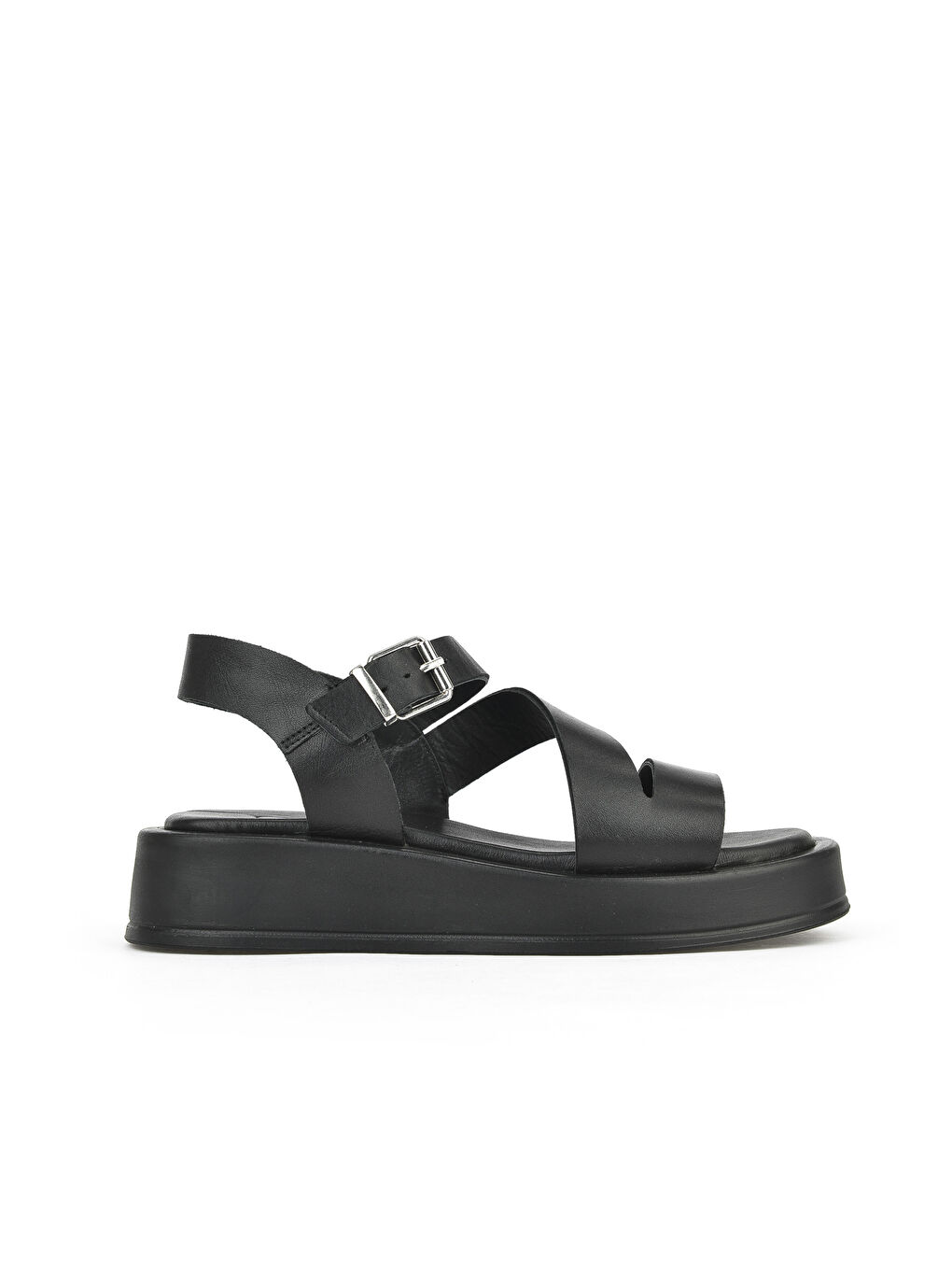 Hakiki Deri Kadın Sandalet 1511033Z442005 Siyah