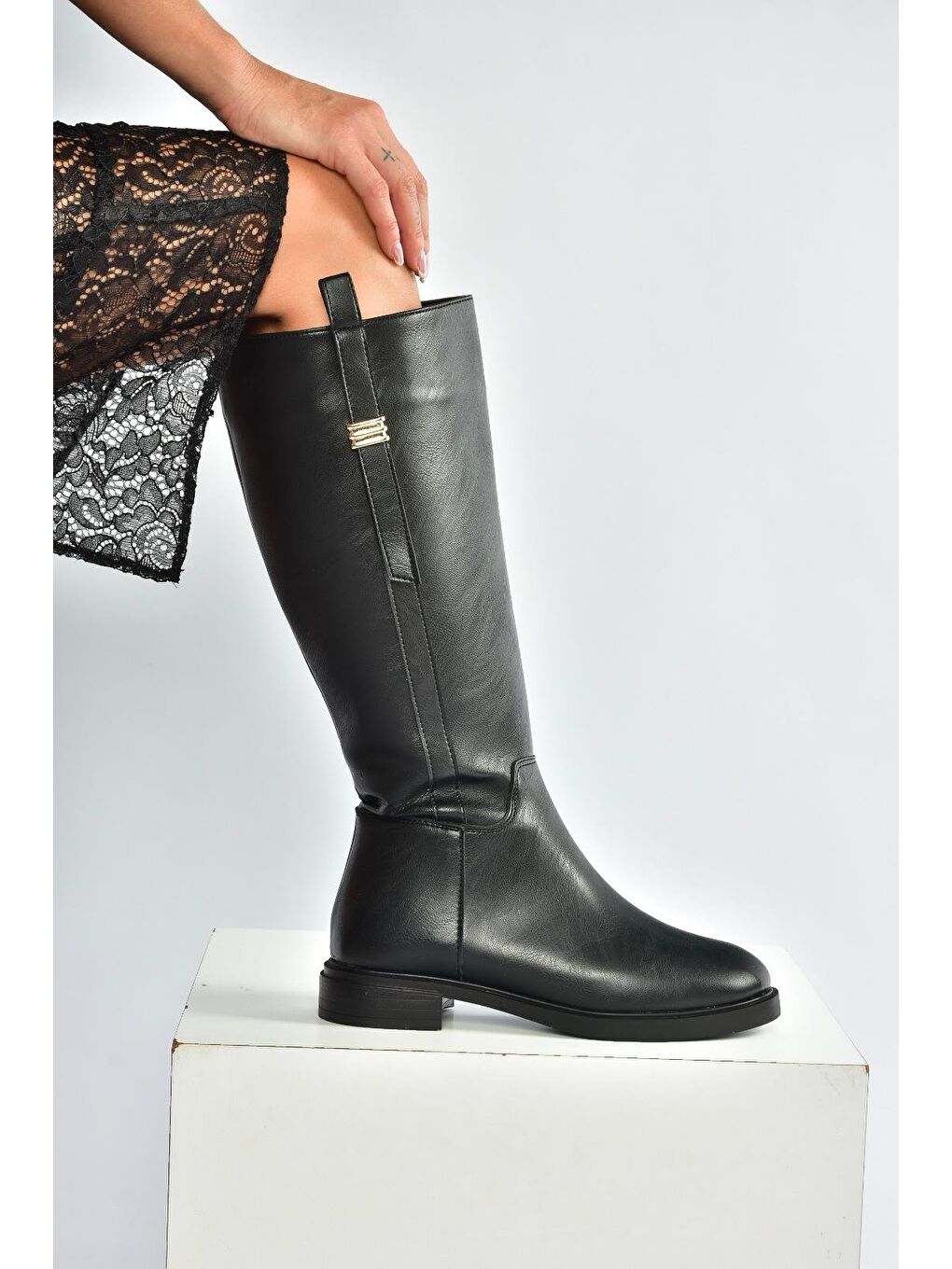 Siyah Kadın Çizme V973000809-2