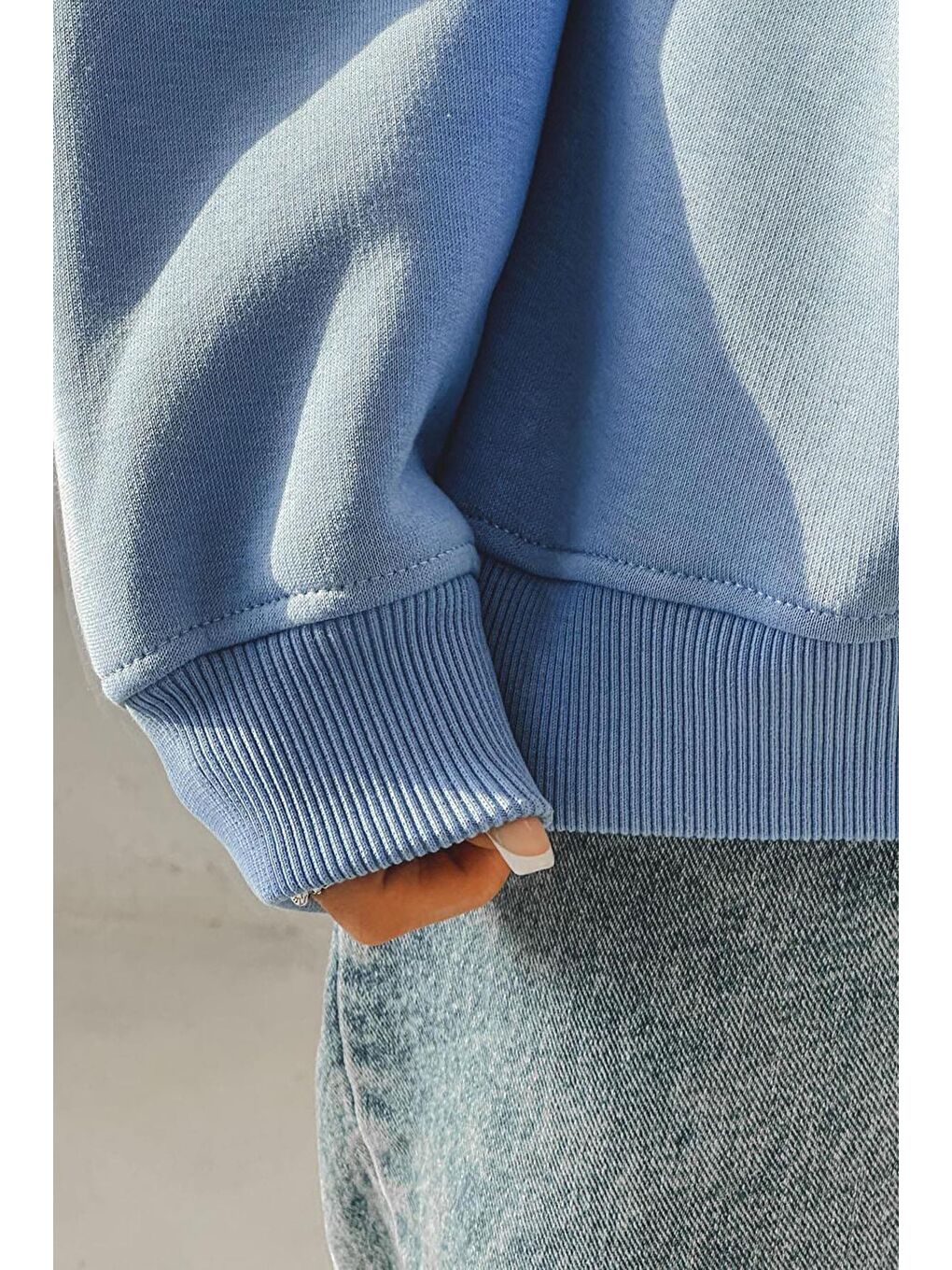 Mavi Bisiklet Yaka Basic Sweatshirt Mg1559-3