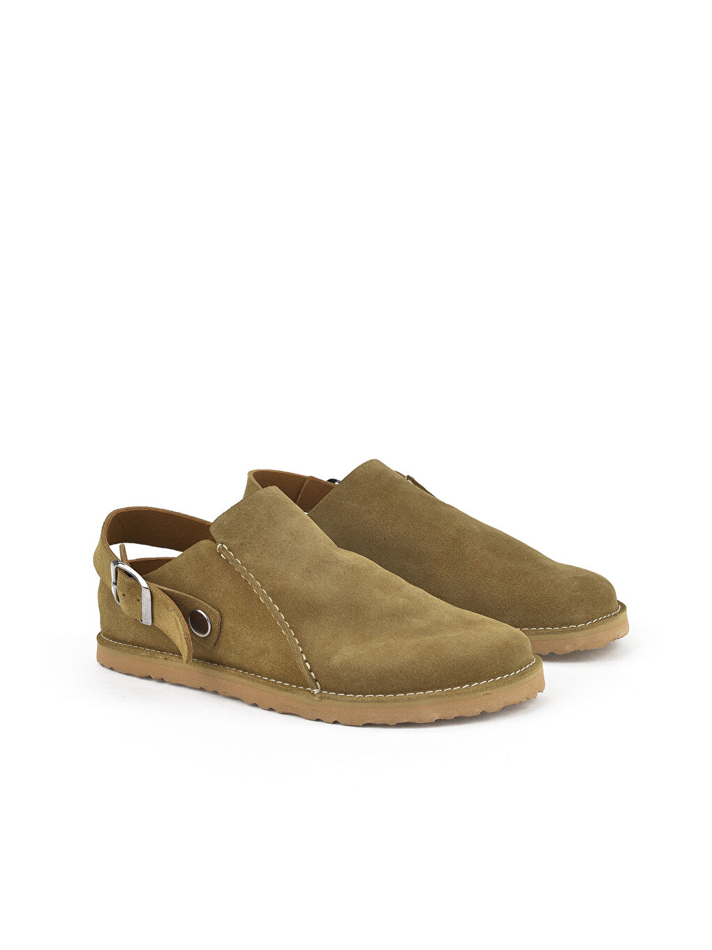 Kahverengi Hakiki Deri Kadın Sandalet 1511033Z4000 Tütün-1