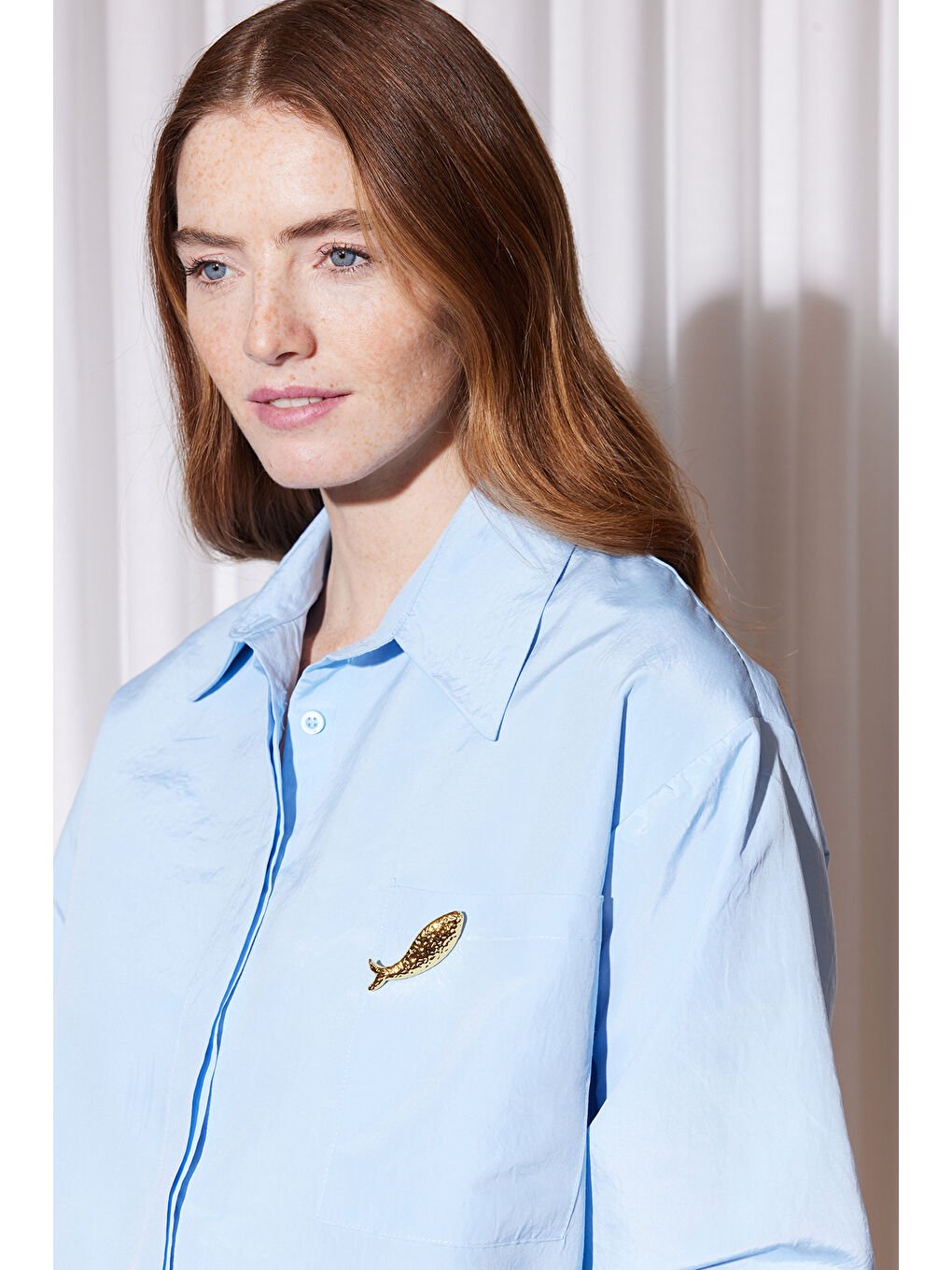 Missemramiss Sunshıne Gömlek 5292 Açık Mavi-1