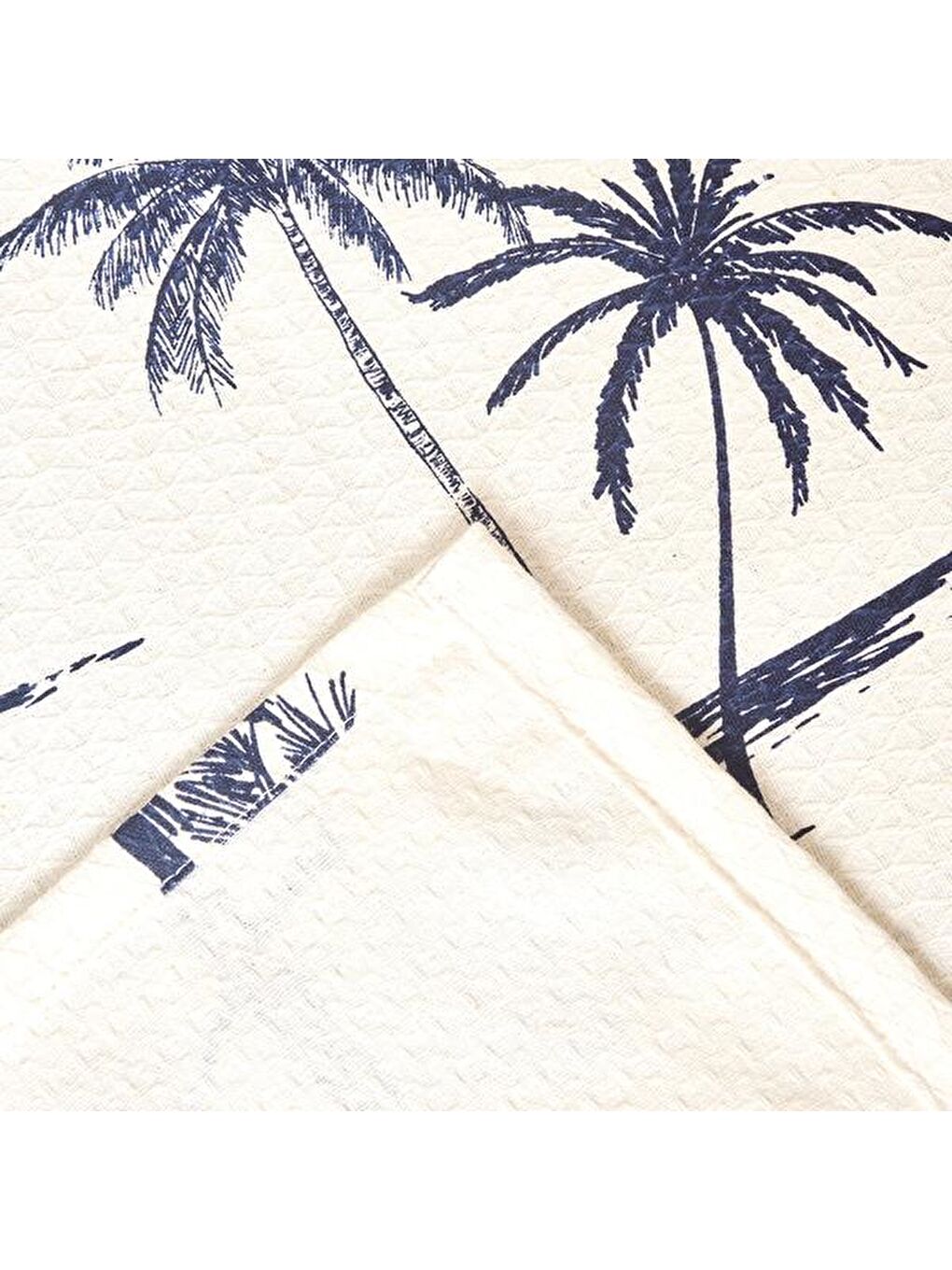 Soft Ante Tek Kişilik Pike Takımı - Bej / Lacivert-4