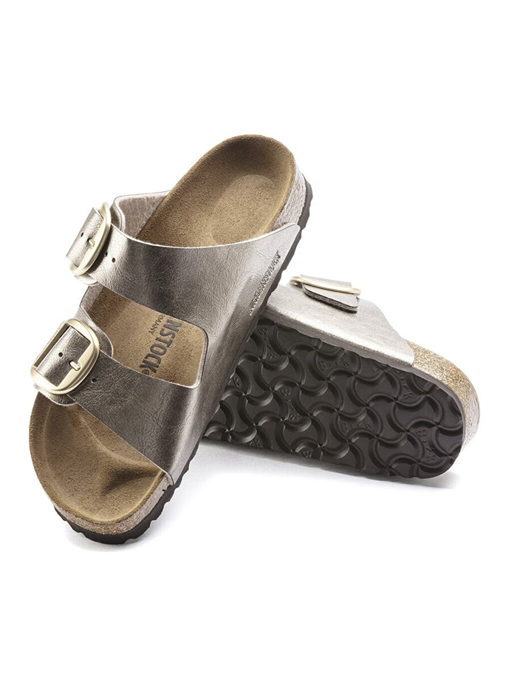 Bej Kadın Terlik 1020882 ARIZONA BIG BUCKLE BF GRACEFULTaupe-1