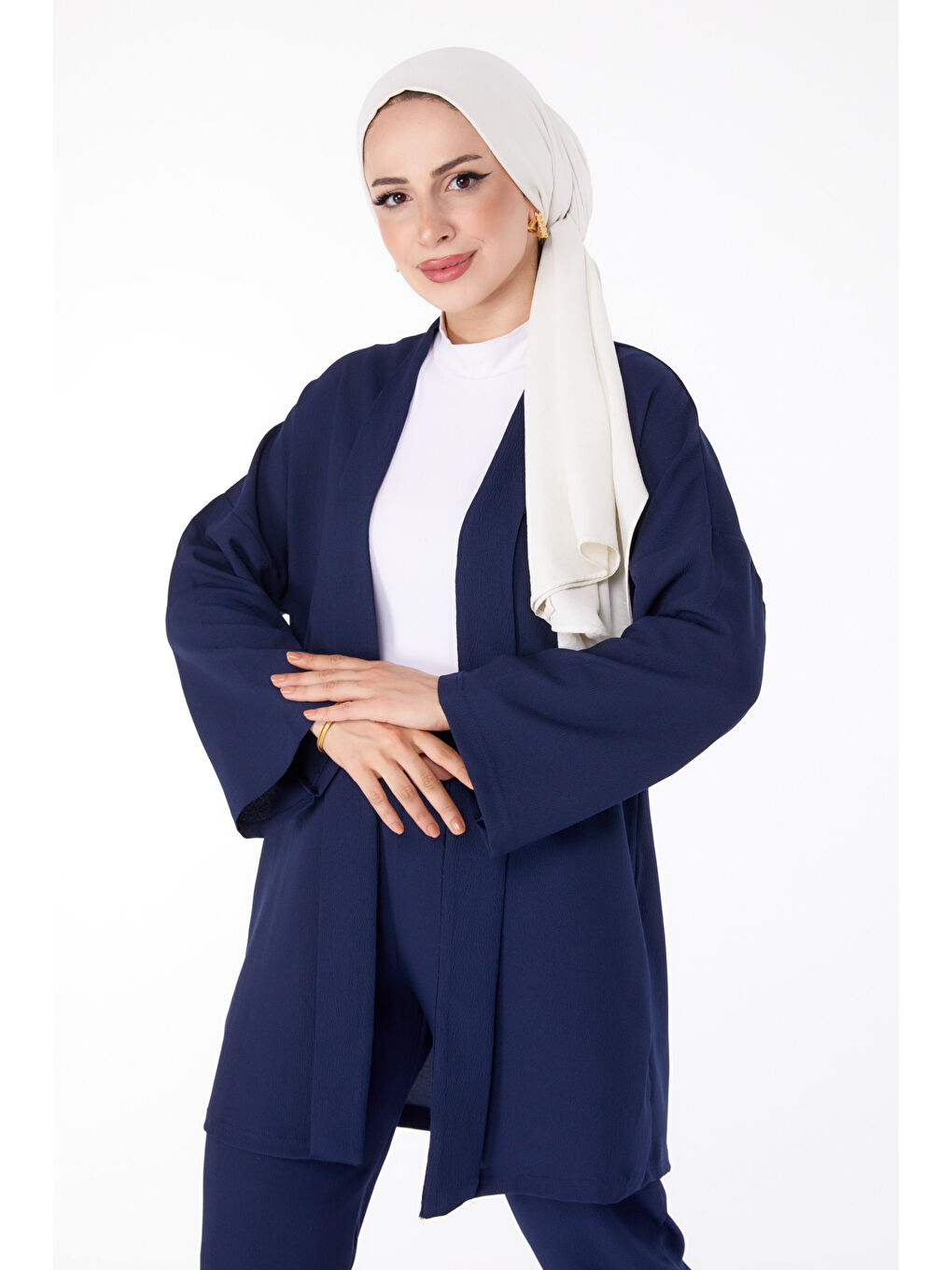 Hırka Pantolon İkili Takım Lacivert - 27115-1