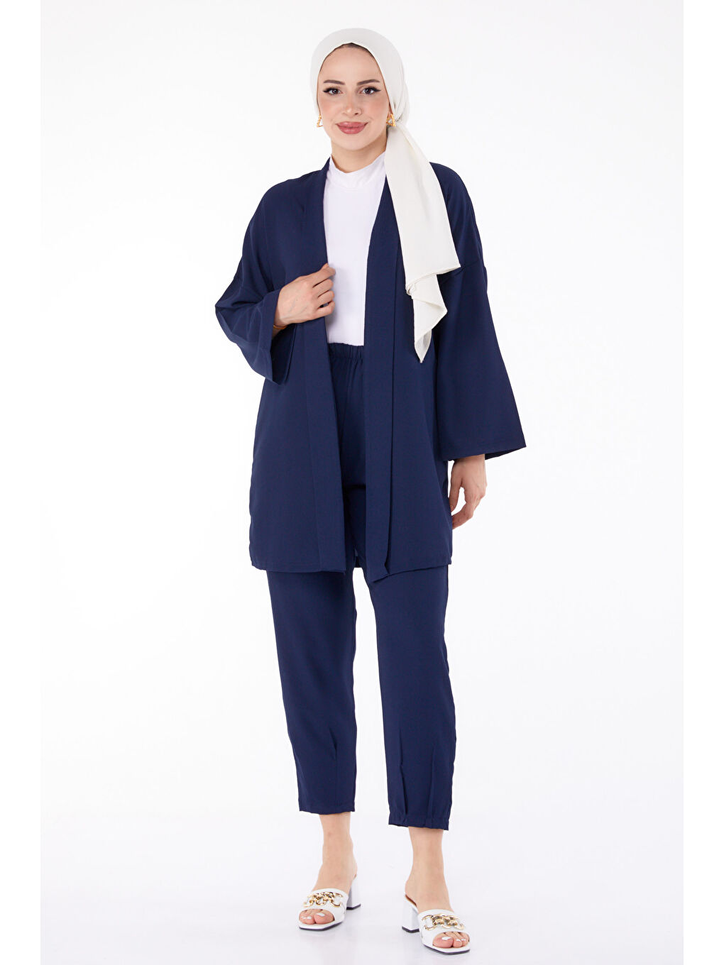 Hırka Pantolon İkili Takım Lacivert - 27115-2