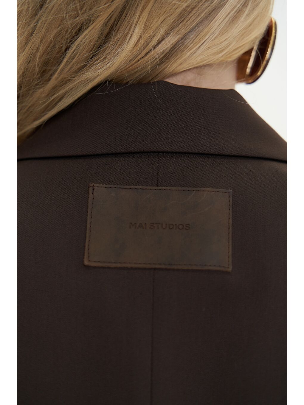 Mai Collection Kahverengi Briella Belden Oturtmalı Kahve Blazer - 6