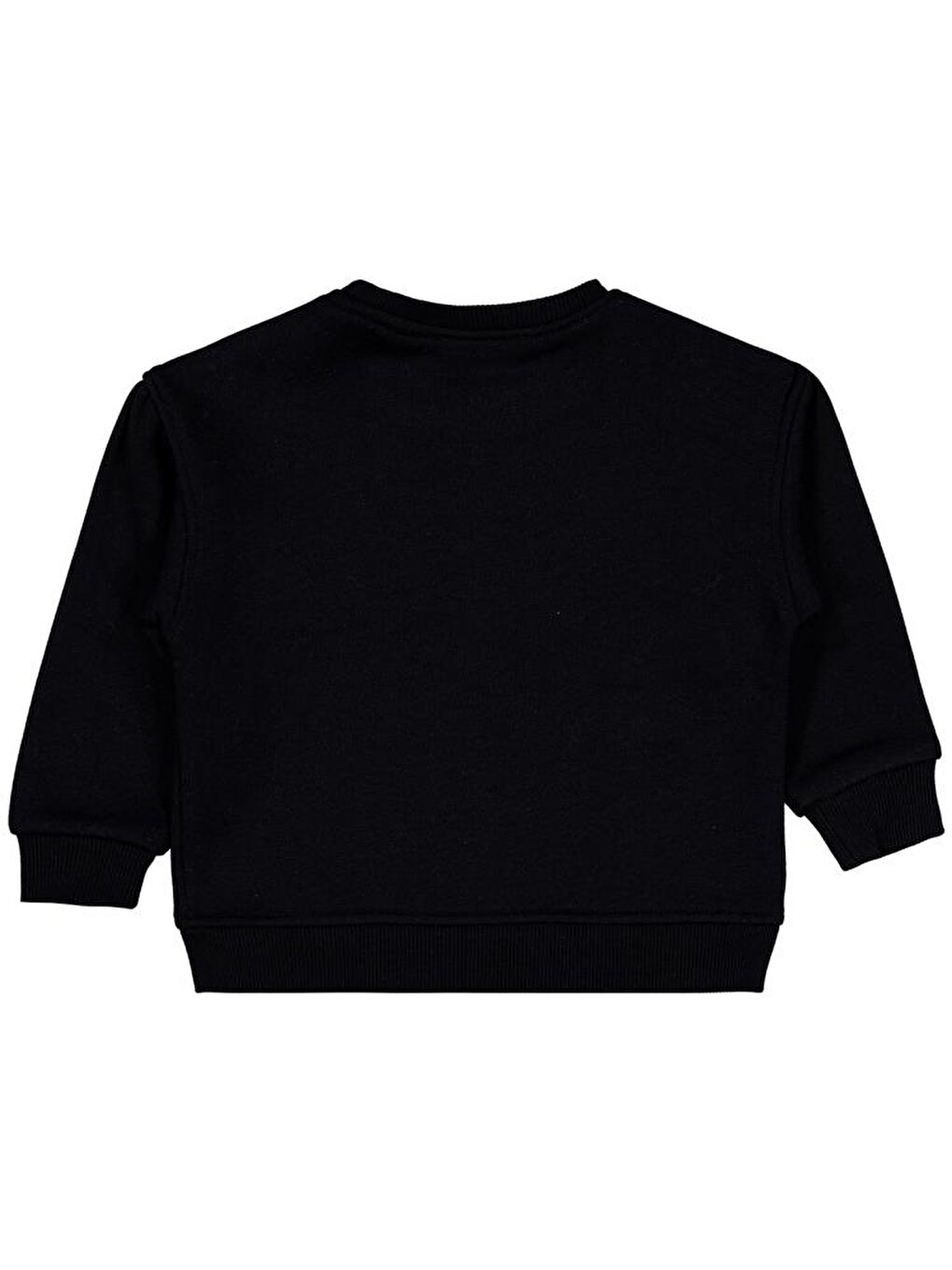 Siyah Girls Fiyonklu 2-5 Yaş Sweatshirt-1