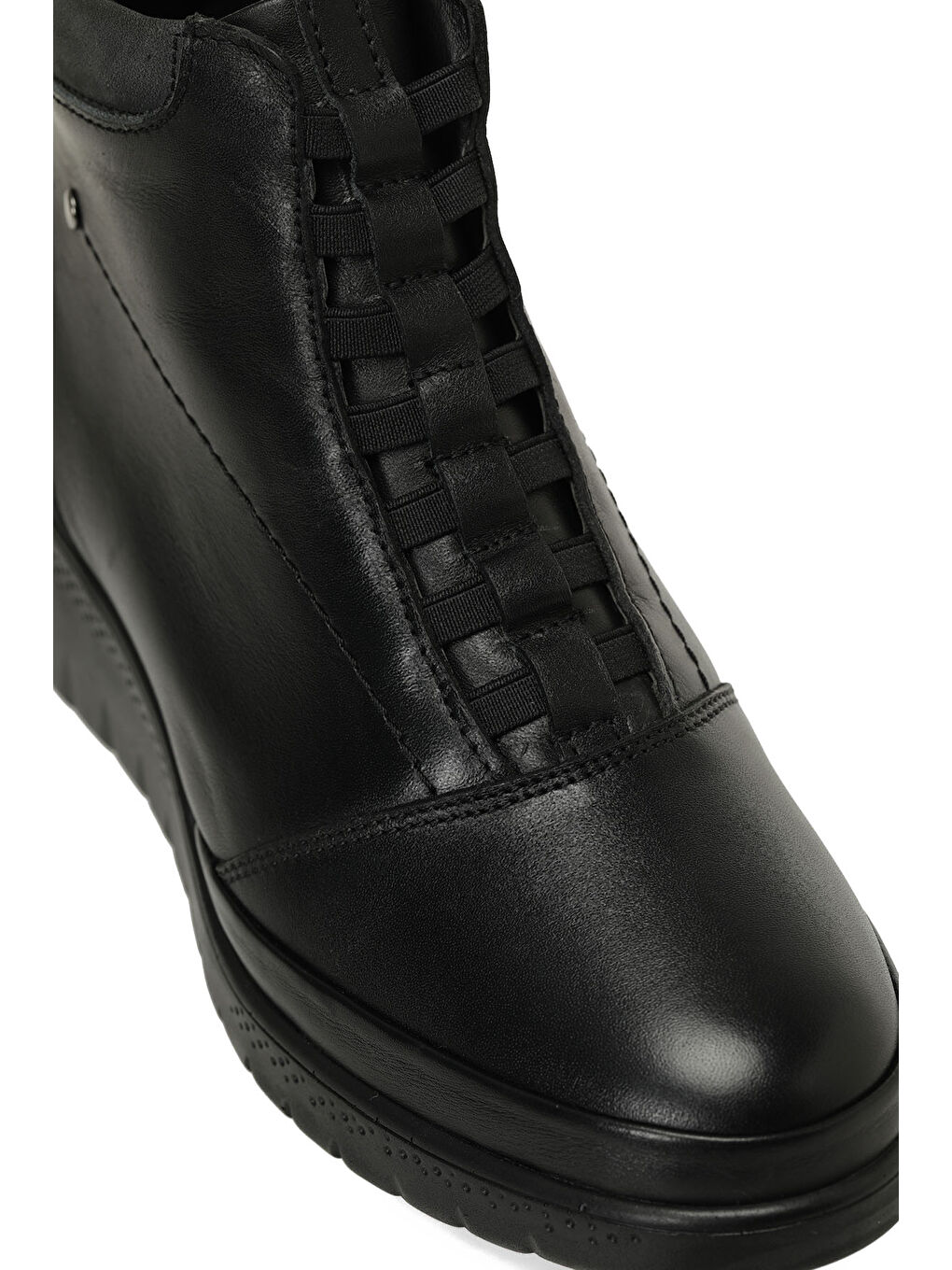 105653.Z5PR Siyah Kadın Dolgu Topuk Bot-6