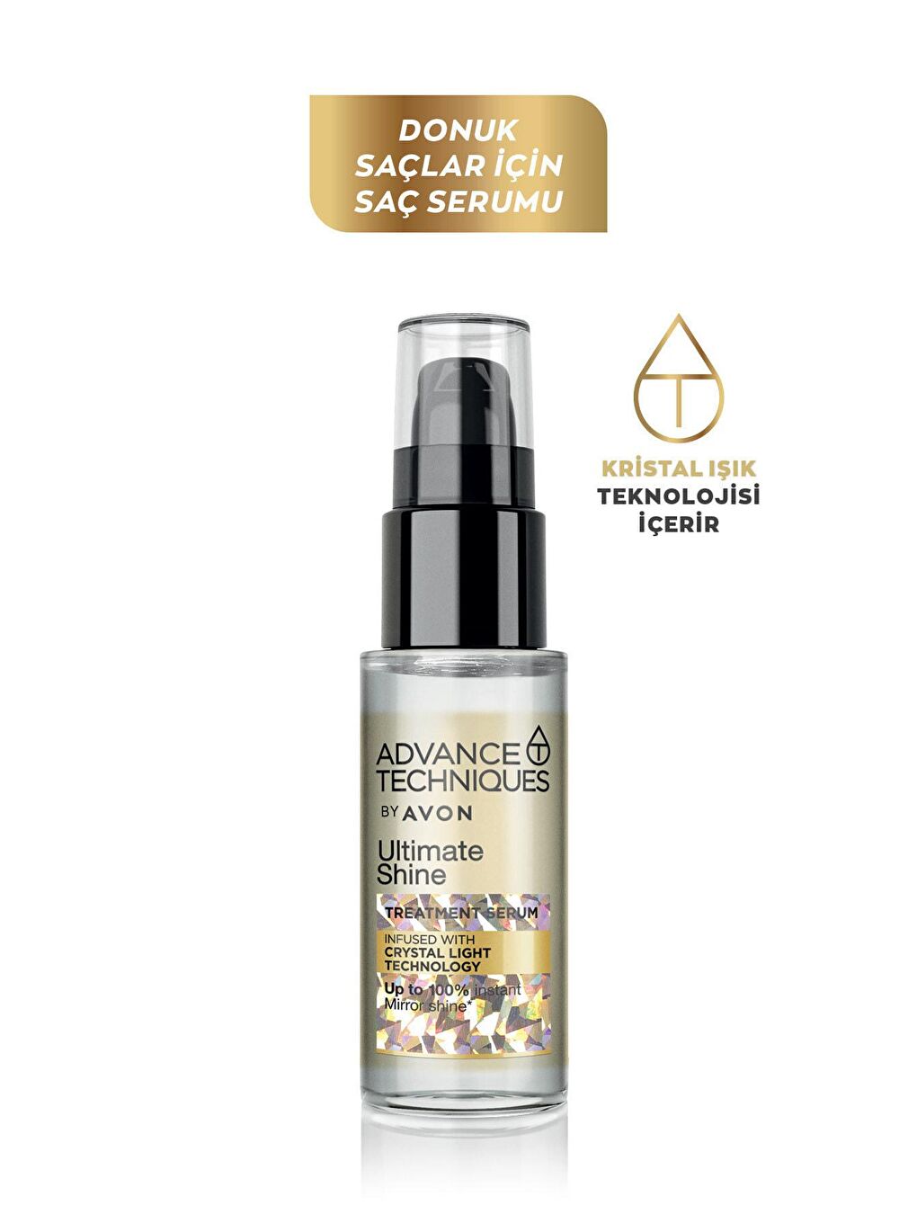 AVON Argan Yağı İçeren Besleyici Saç Serumu ve Parlaklık Veren Saç Serumu Paketi - 2