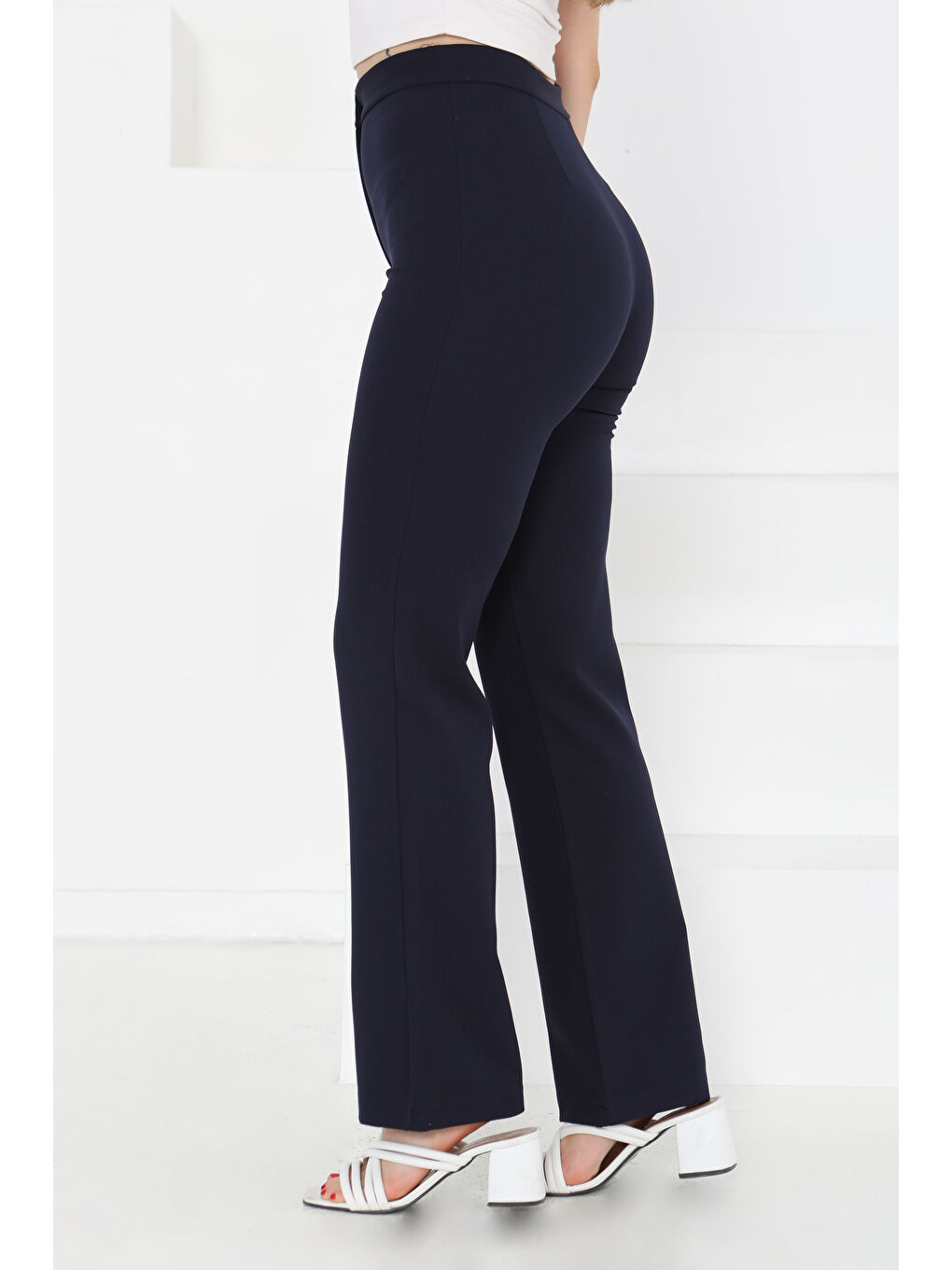 Kumaş Pantolon Lacivert - 27246-4