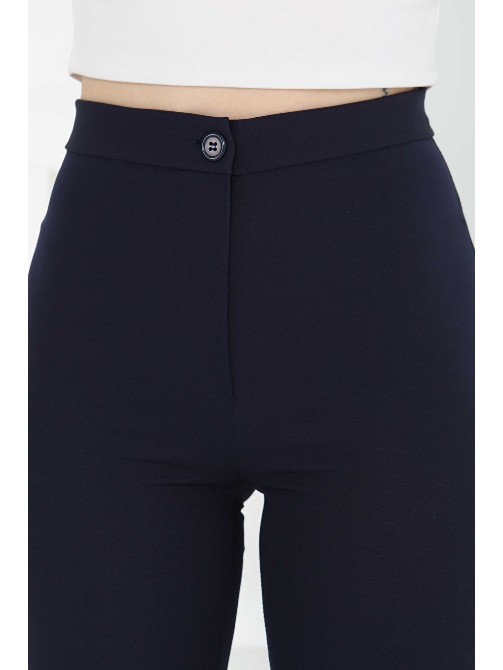 Kumaş Pantolon Lacivert - 27246-5