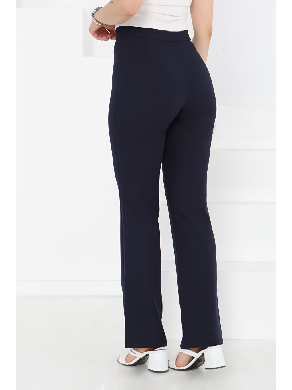 Kumaş Pantolon Lacivert - 27246-6