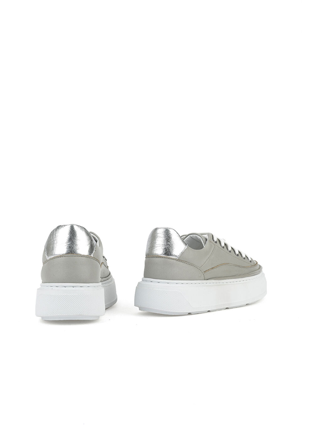 Kadın Hakiki Deri Sneaker 1511035Z6200 Açık Gri-2