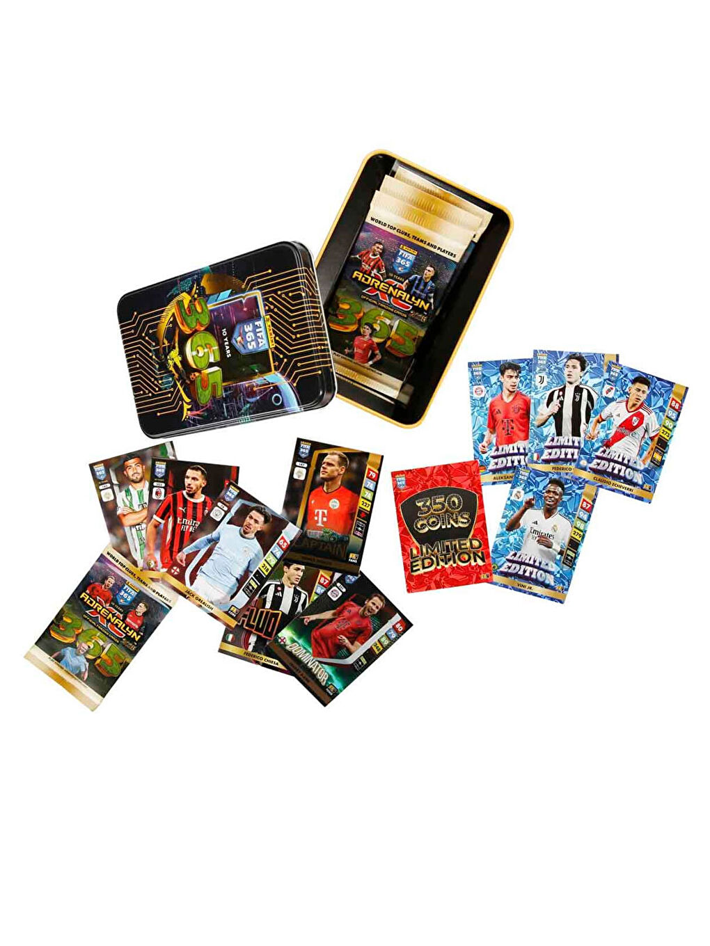 Panini FIFA 365 Adrenalyn  2025 Tin Box