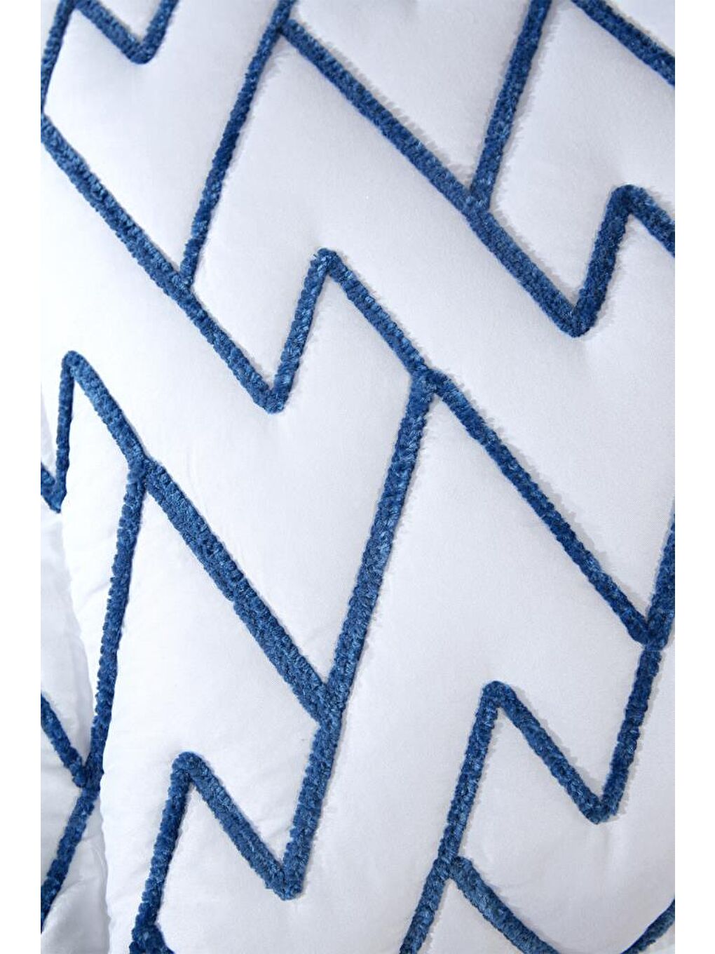 Karışık Maria Kapitoneli Tek Kişilik Yatak Örtüsü 180x240 Krem - Mavi-1