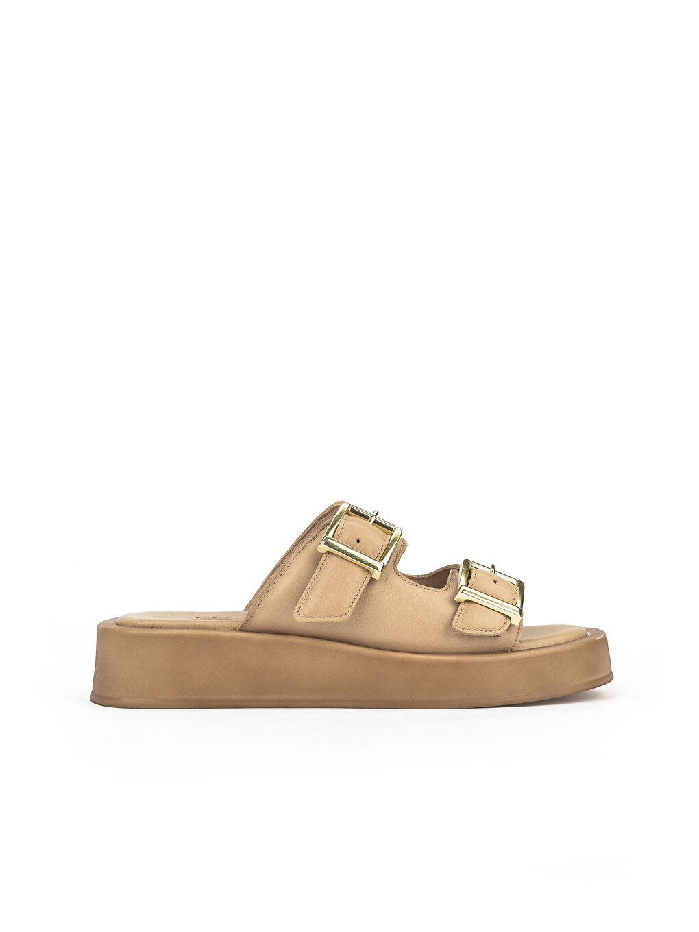 Bej Kadın Hakiki Deri Terlik 1511032Z5009 Nude