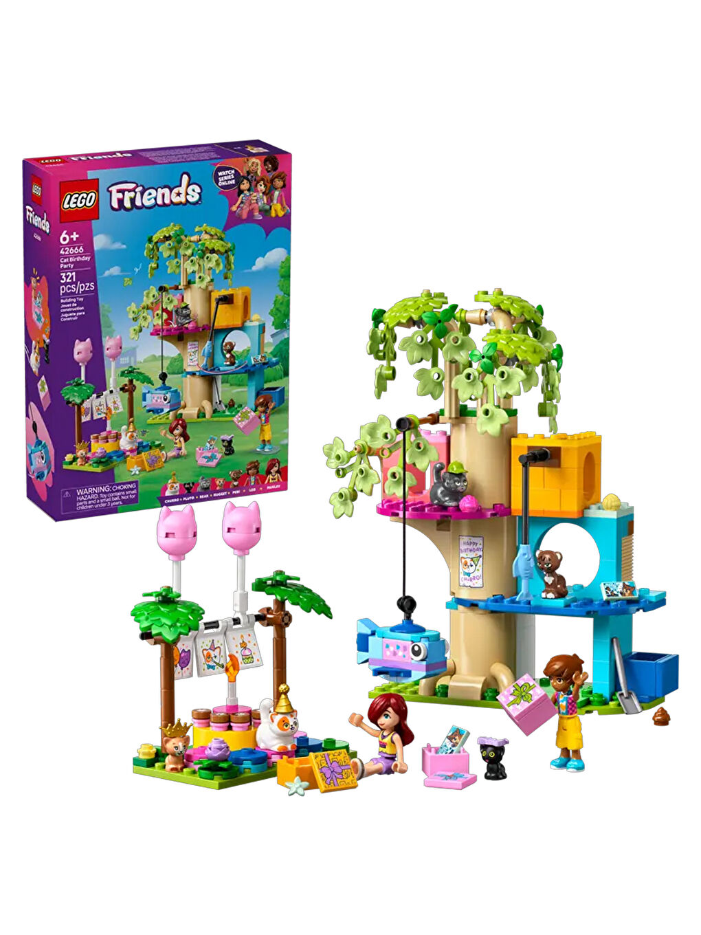 Friends Kedi Doğum Günü Partisi ve Ağaç Ev 42666