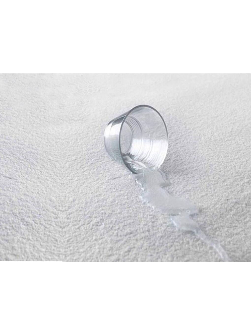 Beyaz Pamuklu Sıvı Geçirmez Fitted 120x200 Cm Tek Kişilik Alez-2