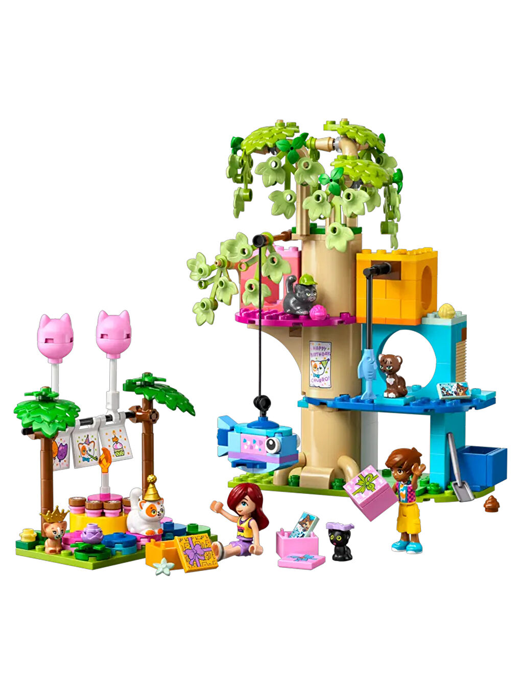 Friends Kedi Doğum Günü Partisi ve Ağaç Ev 42666-1