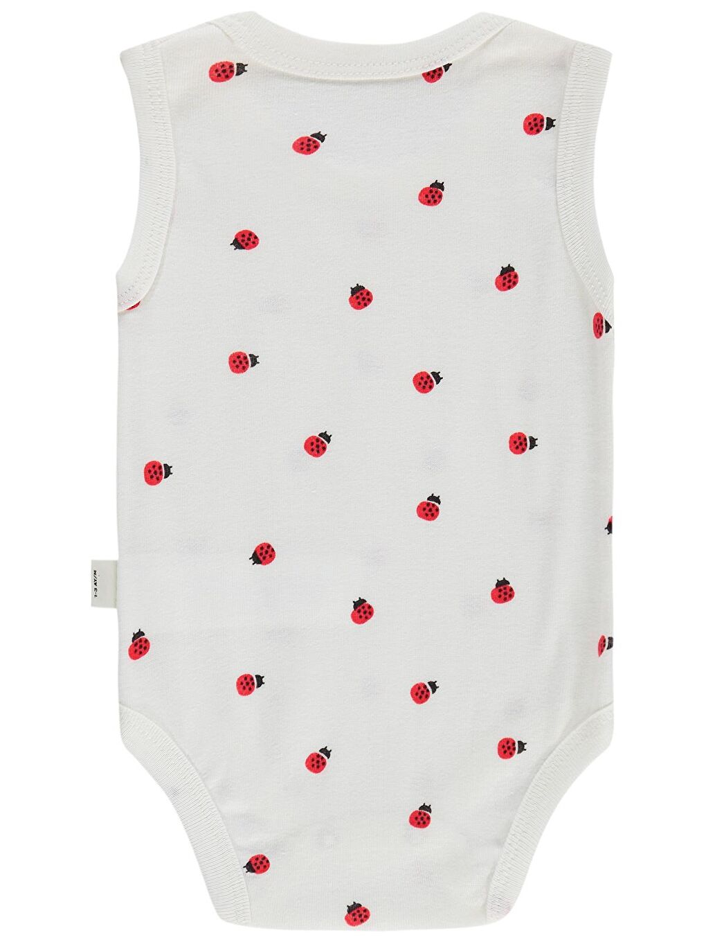 Baby Uğur Böceği 0-48 Ay Çıtçıtlı Badi - Ekru 12-18 Ay-2