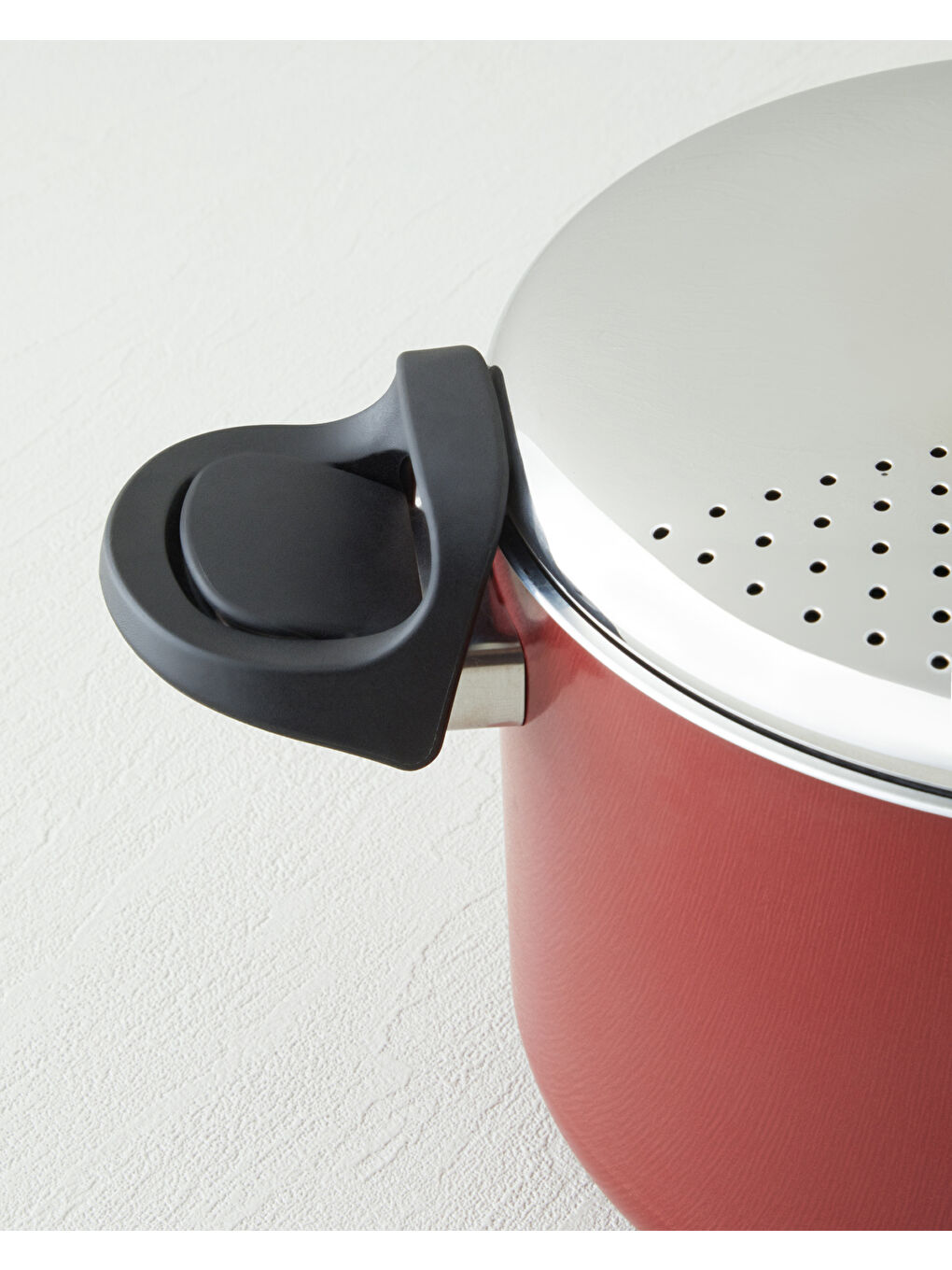 New Rio Premium Makarna ve Popcorn Tencere 22 cm Kırmızı-2