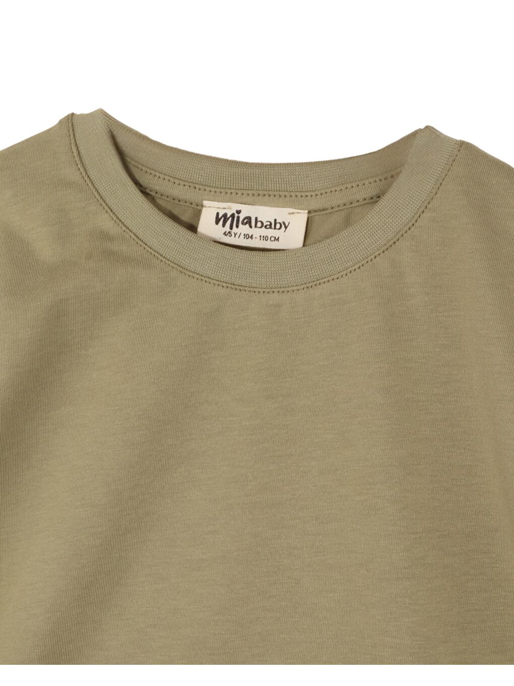 Yeşil Unisex Basic Baskısız Tişört-1