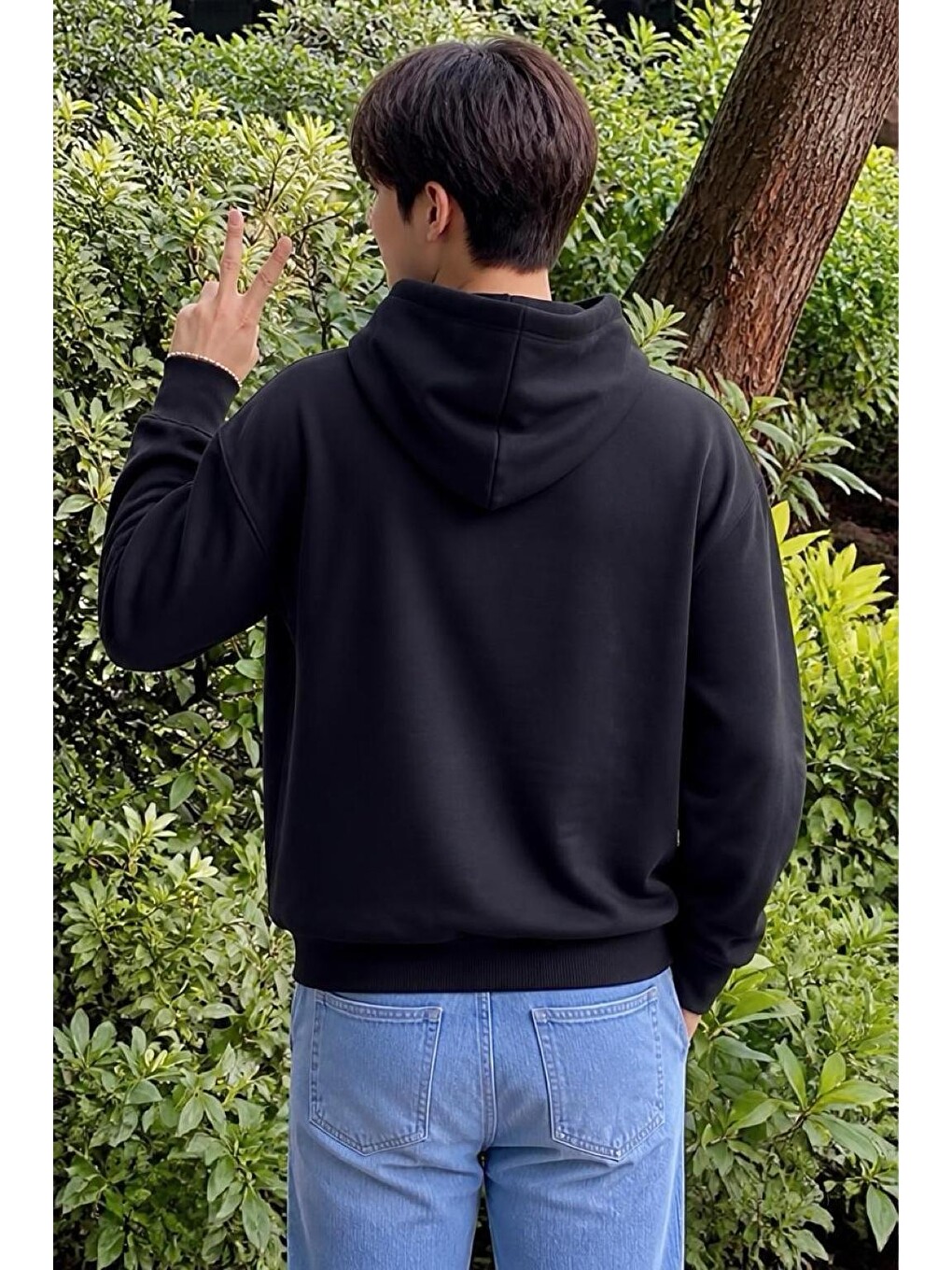 Siyah Sw Watermelon Sugar Karpuz Baskılı Unisex Sweatshirt-1