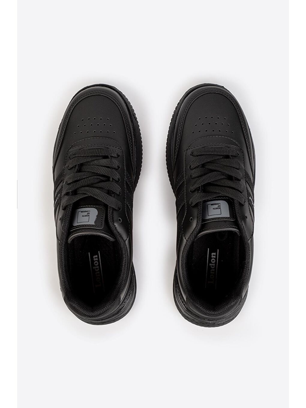 Siyah Street Style Günlük Sneaker-2