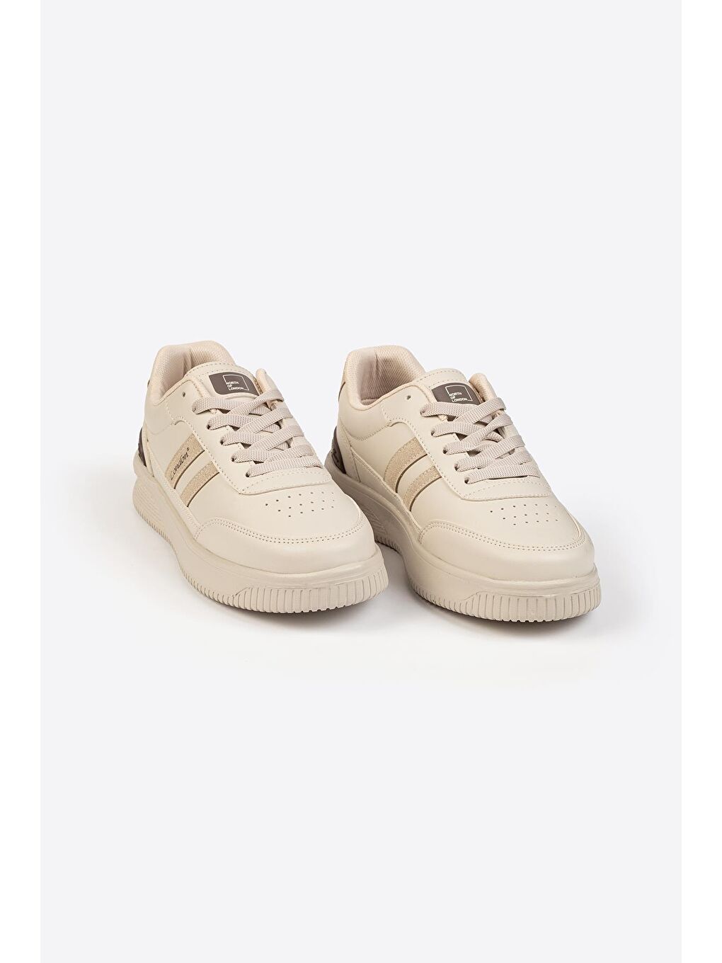 Bej Street Style Günlük Sneaker-3