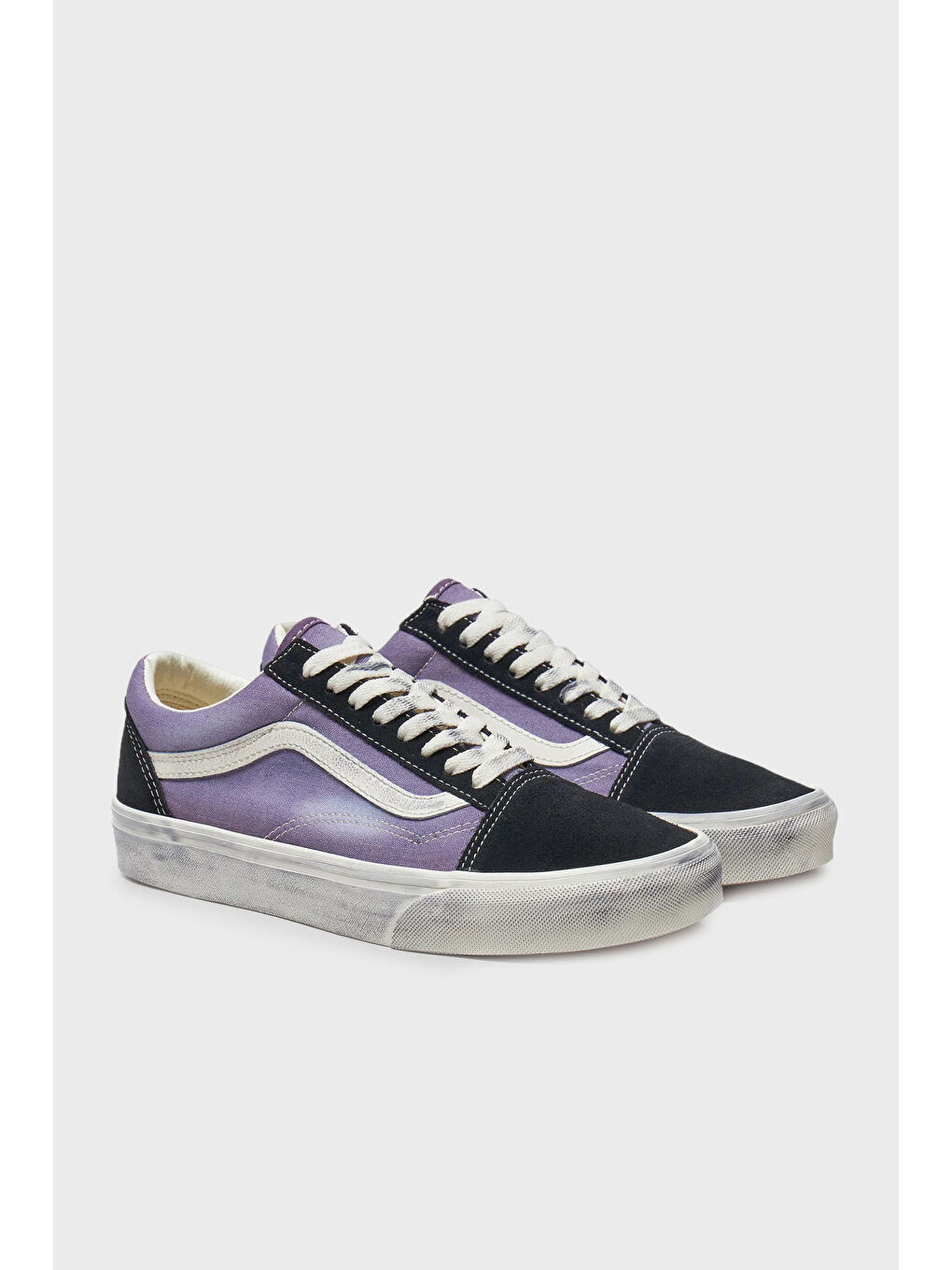 Vans Mor Old Skool Logolu Unisex Sneaker Ayakkabı VN000CR5PRP1 - 1