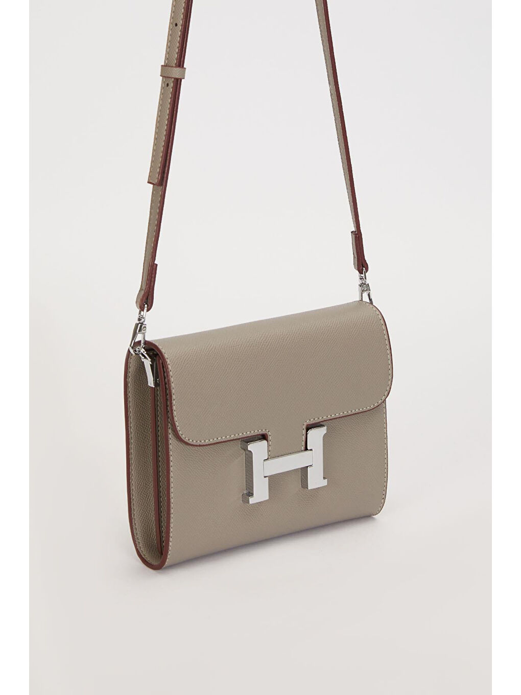 Premium Üç Bölmeli Bordo Biyeli Çanta 930661 Haki-1