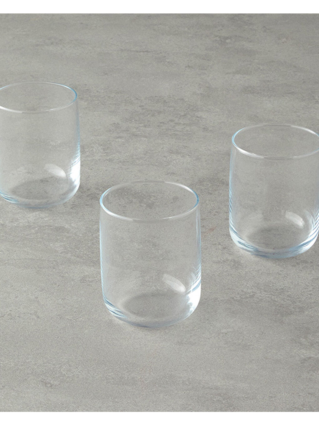 Renksiz Sare 3'lü Cam Meşrubat Bardağı 270 ml-2