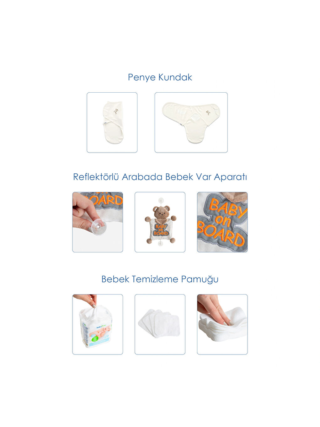 Yenidoğan Bebek Hediye Seti 10 Parça-1