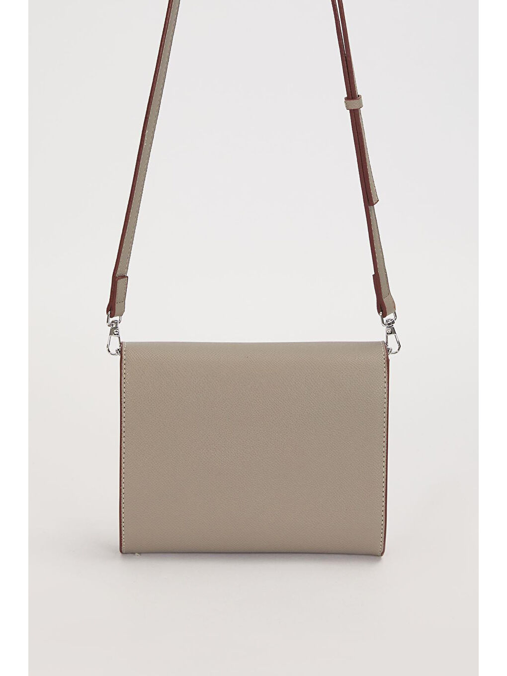 Premium Üç Bölmeli Bordo Biyeli Çanta 930661 Haki-3