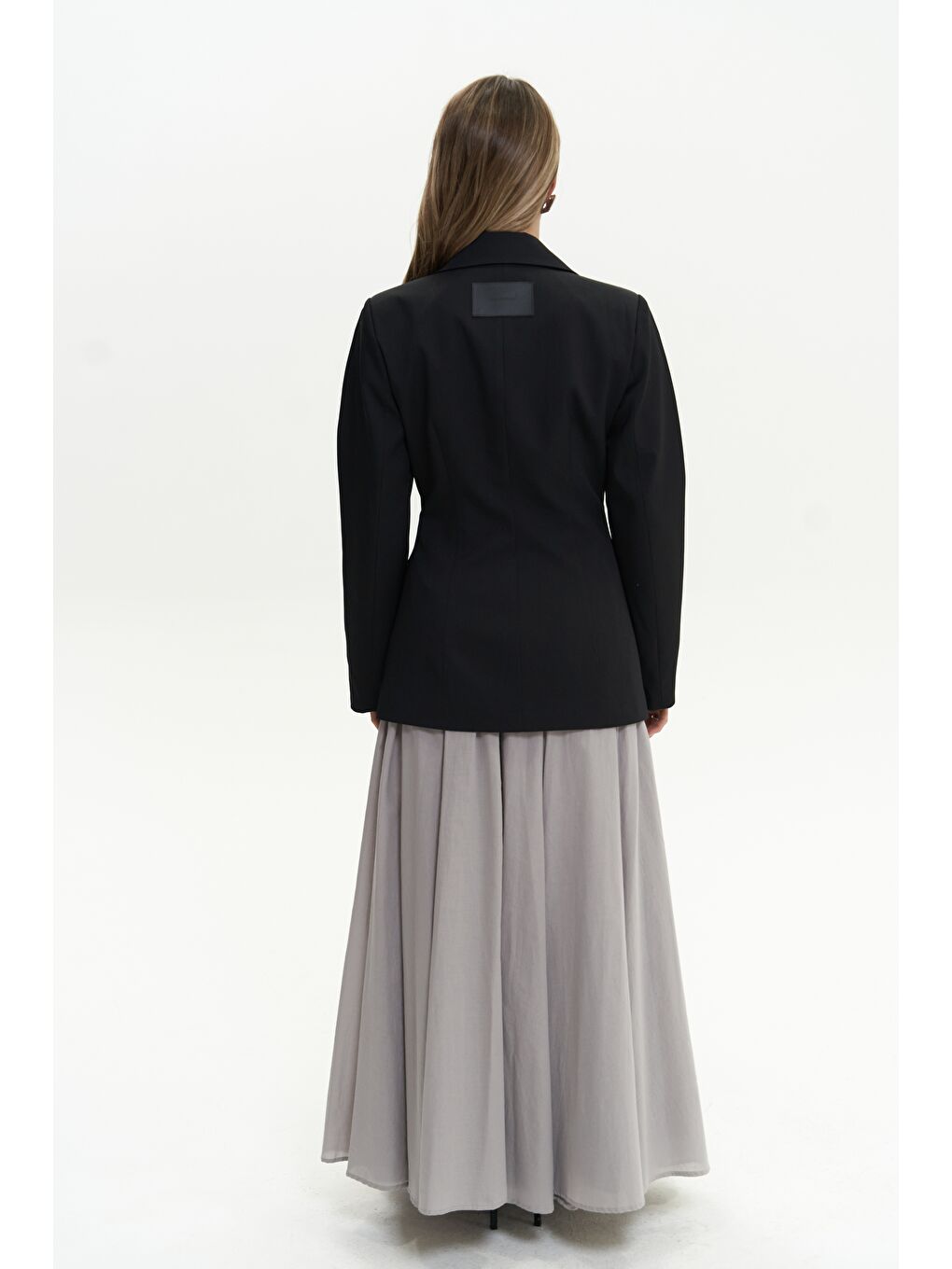 Mai Collection Briella Belden Oturtmalı Siyah Blazer - 5