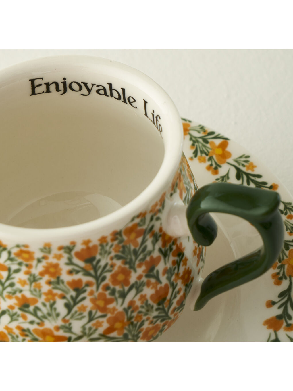 Karışık Life Porselen 2'li Kahve Fincanı Seti (120 cc)-1